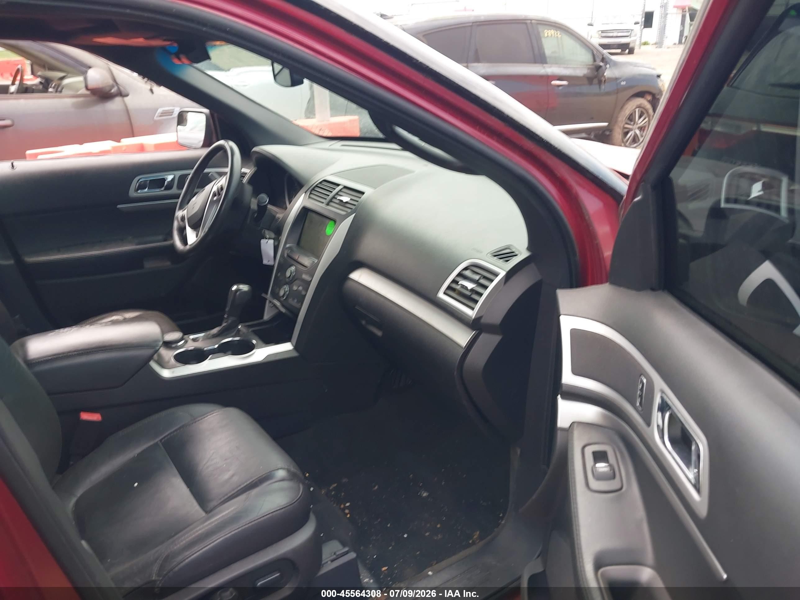2015 Ford Explorer Xlt Red vin: 1FM5K8D83FGB15184
