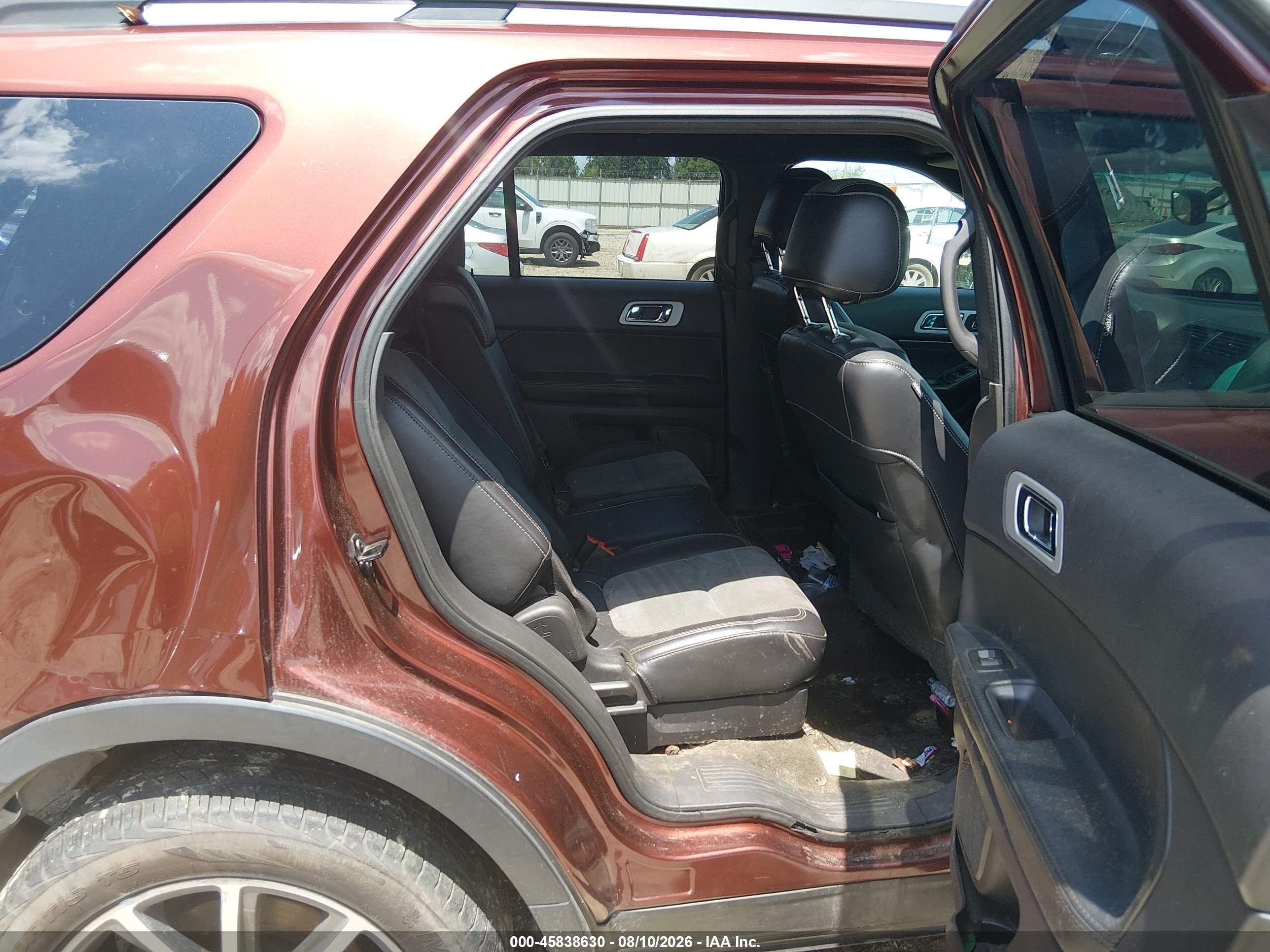 2015 Ford Explorer Xlt Red vin: 1FM5K8D83FGB17727