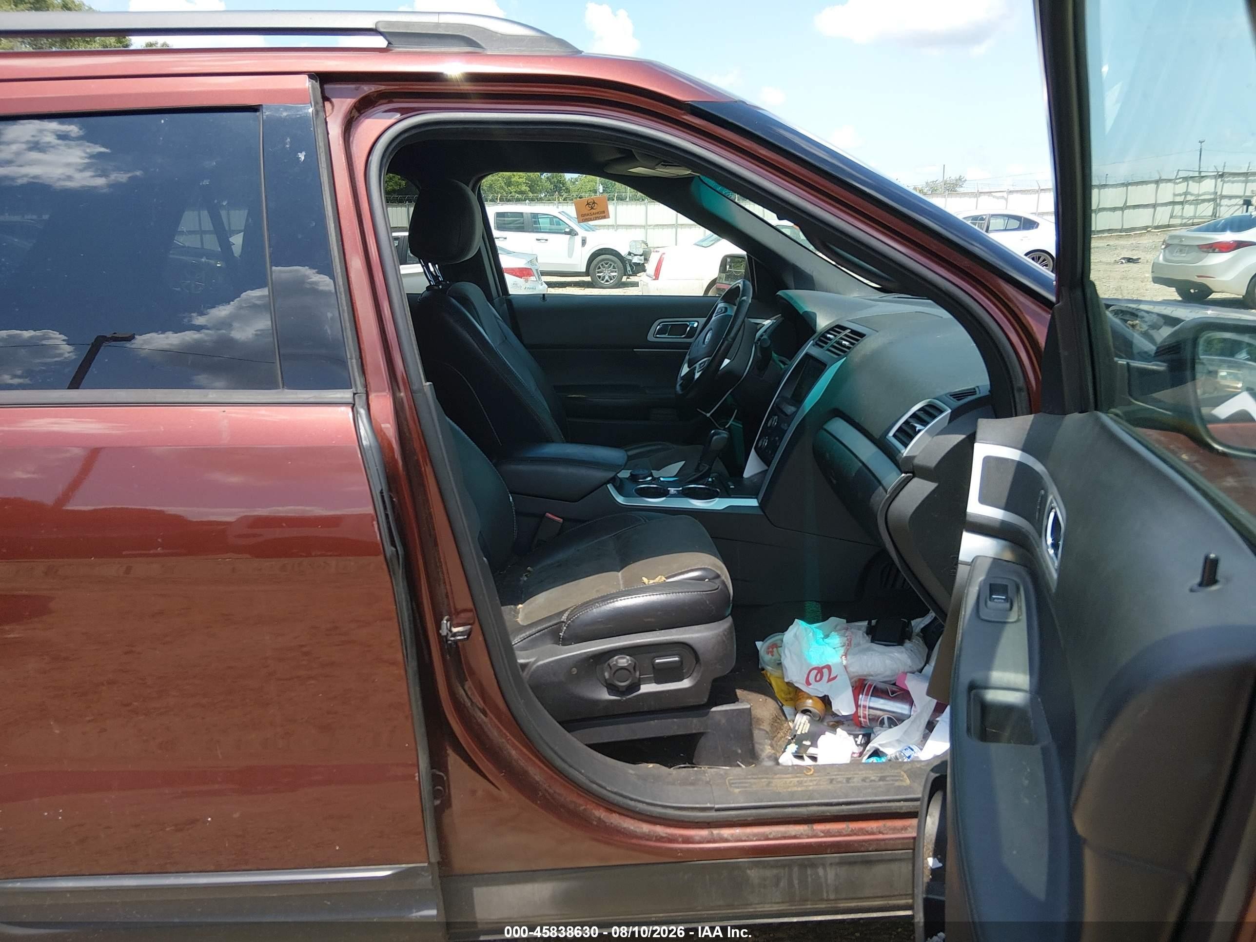 2015 Ford Explorer Xlt Red vin: 1FM5K8D83FGB17727