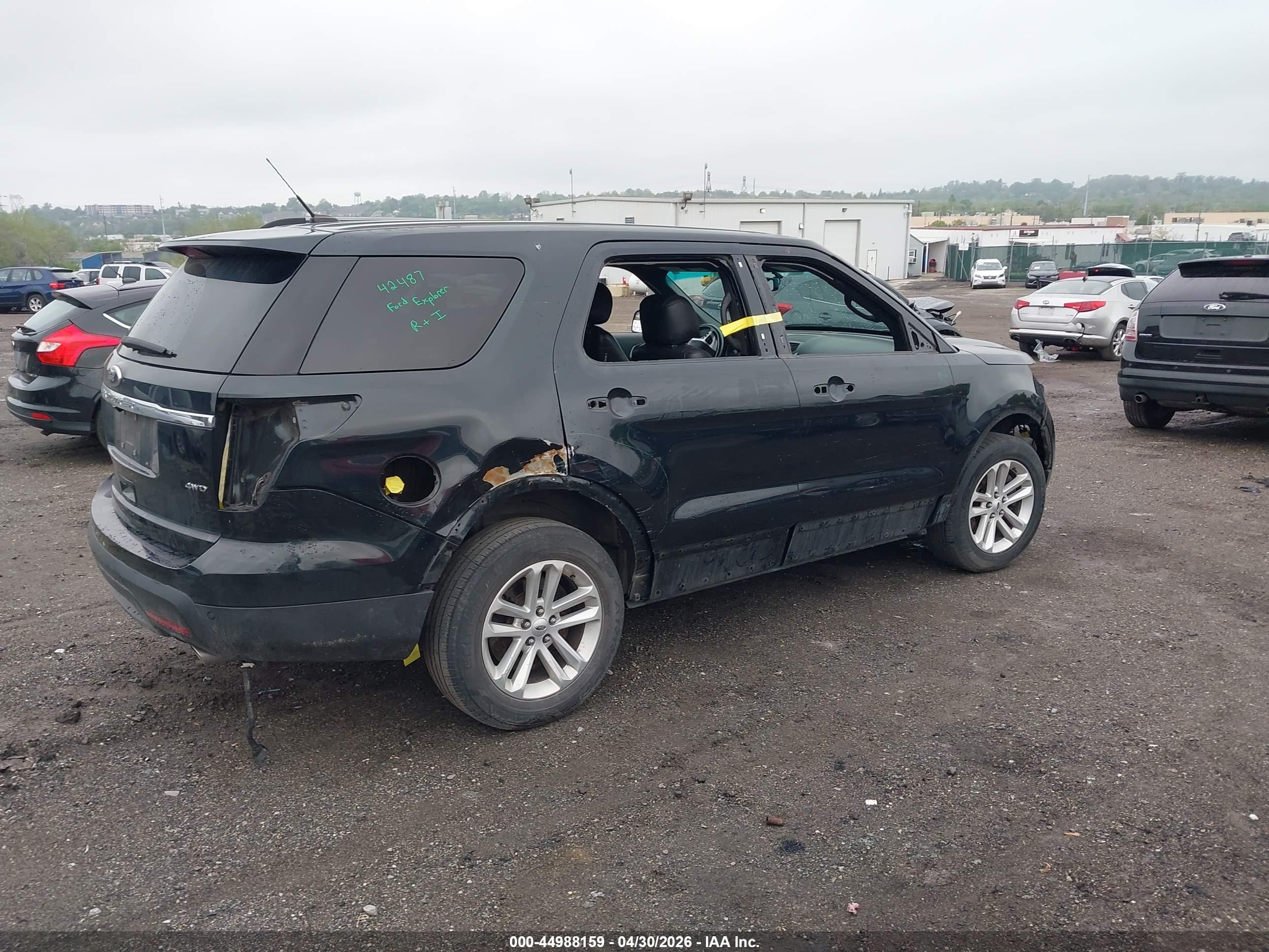 2015 Ford Explorer Xlt Black vin: 1FM5K8D83FGB35712