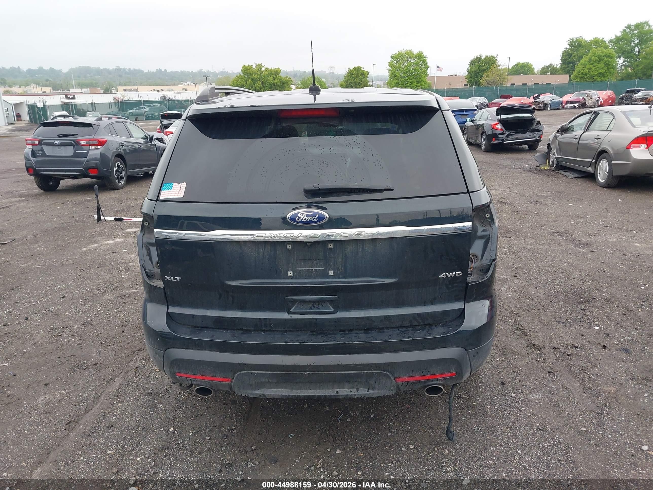 2015 Ford Explorer Xlt Black vin: 1FM5K8D83FGB35712