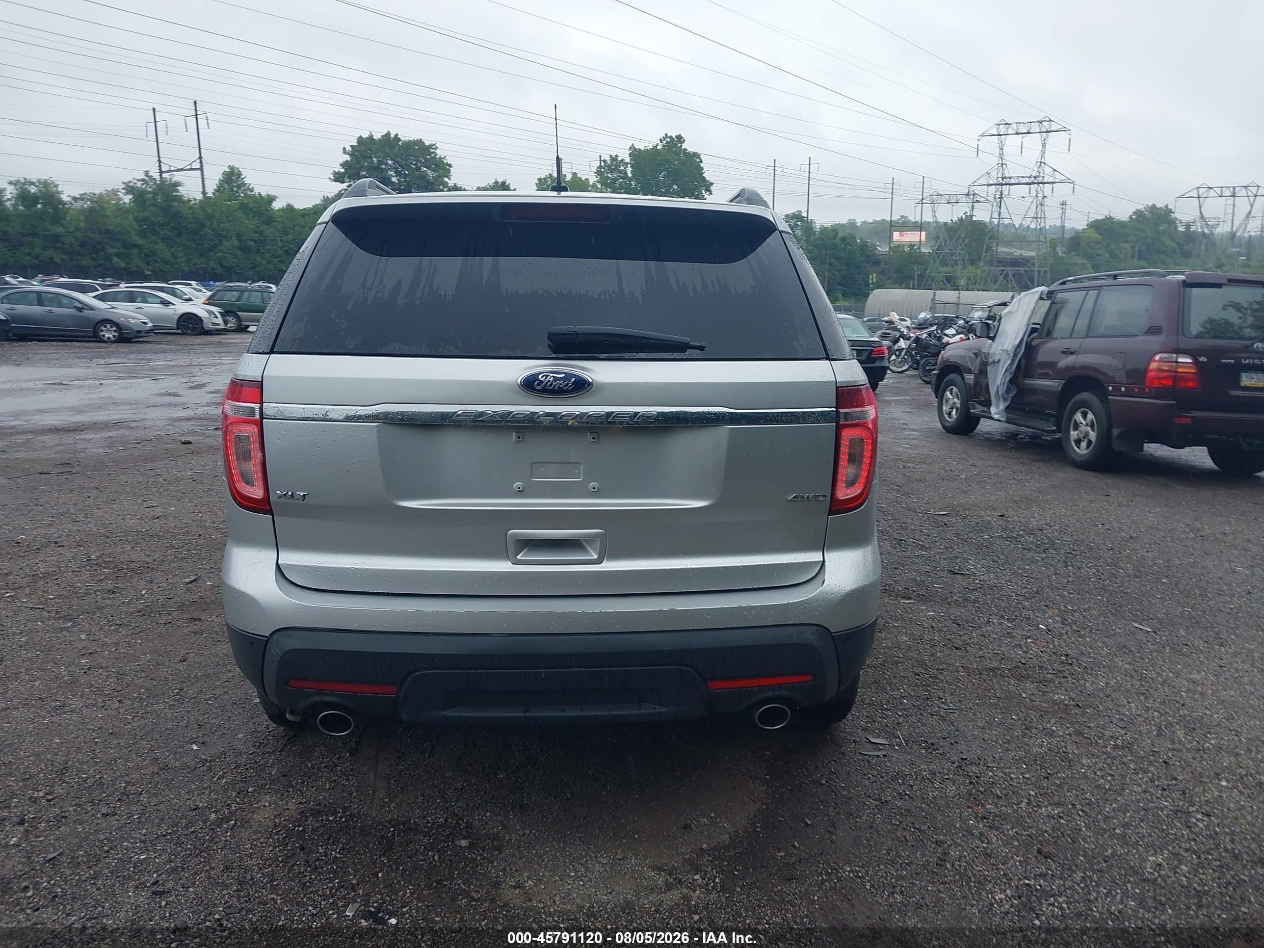 2015 Ford Explorer Xlt Silver vin: 1FM5K8D83FGB42045