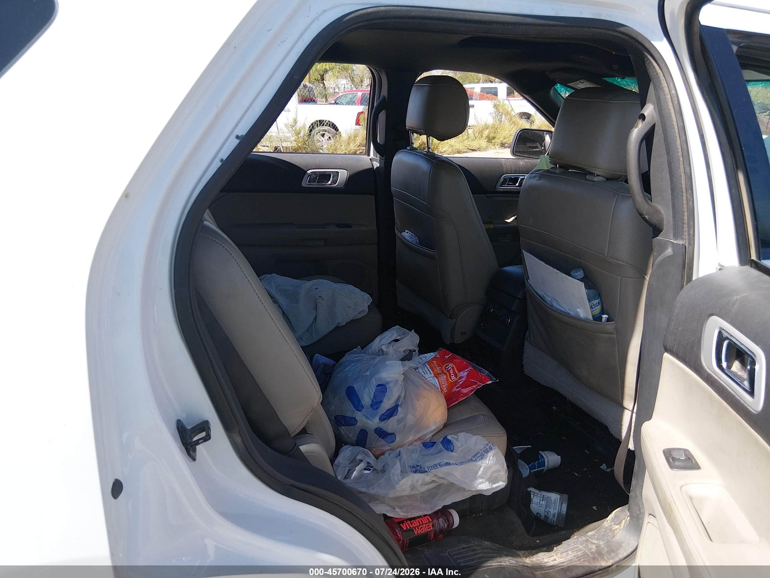 2015 Ford Explorer Xlt White vin: 1FM5K8D83FGB45981