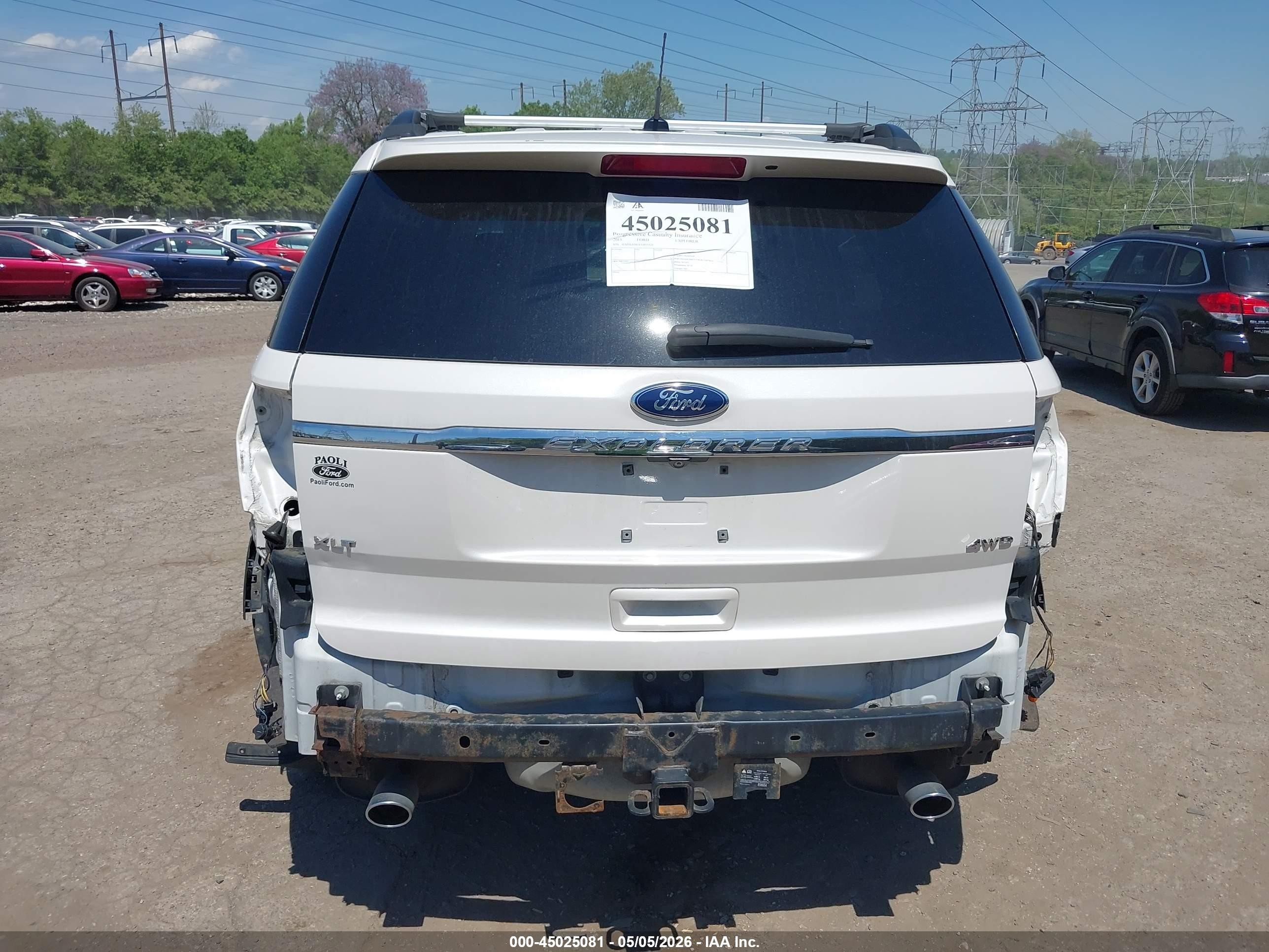 2015 Ford Explorer Xlt Белый vin: 1FM5K8D83FGB55121