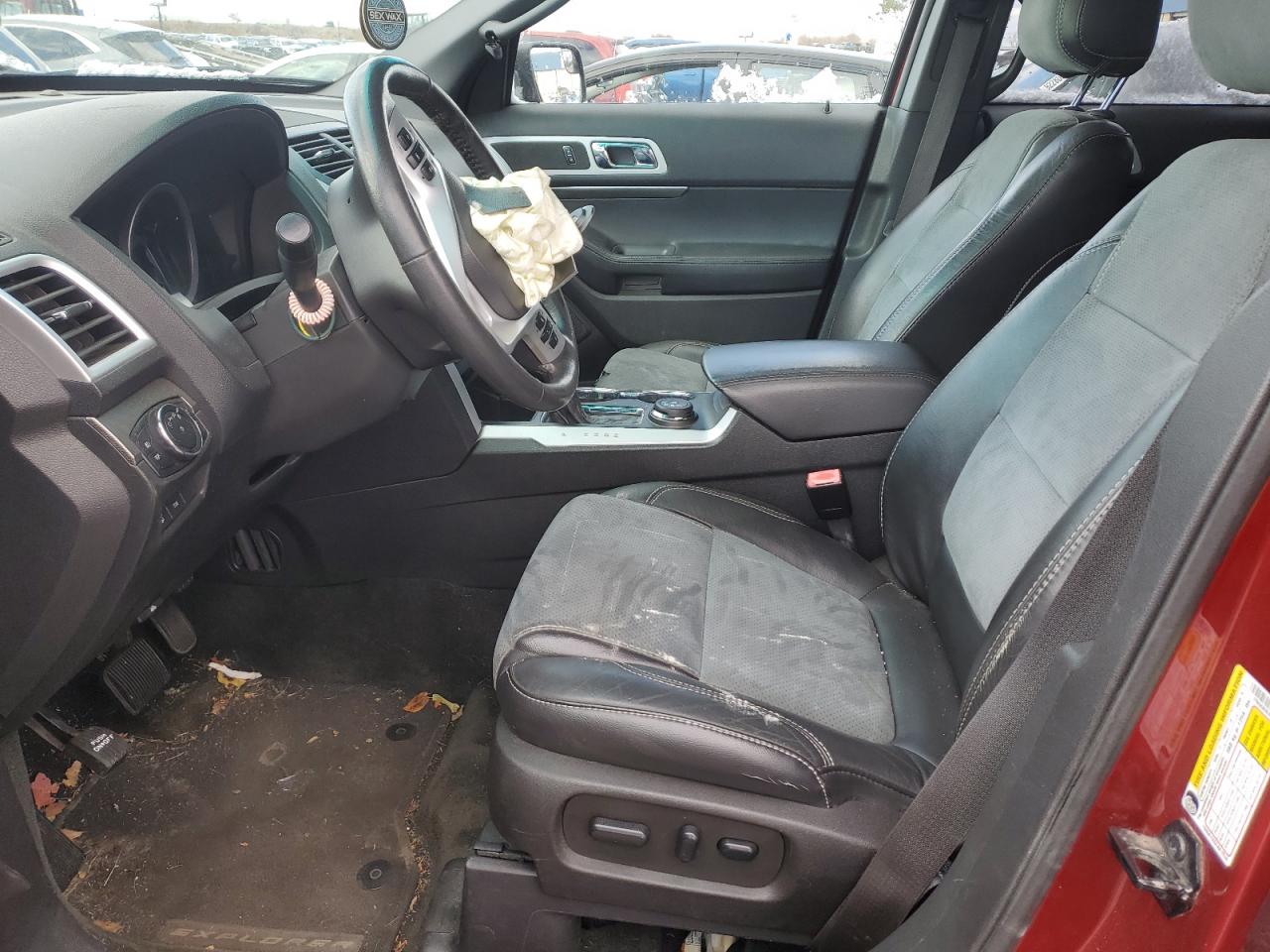 2015 Ford Explorer Xlt Red vin: 1FM5K8D83FGB88913