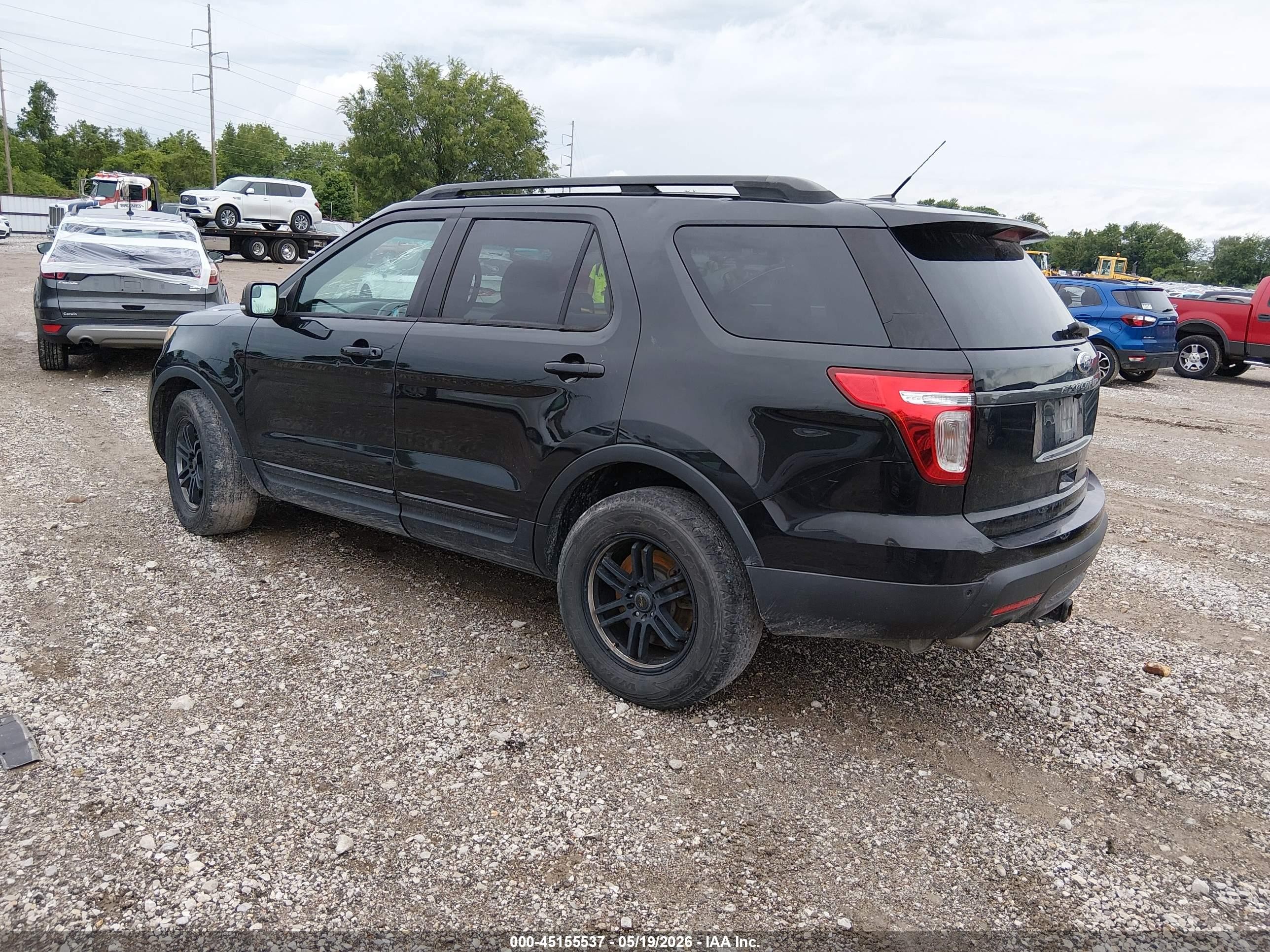 2015 Ford Explorer Xlt Black vin: 1FM5K8D83FGC36684