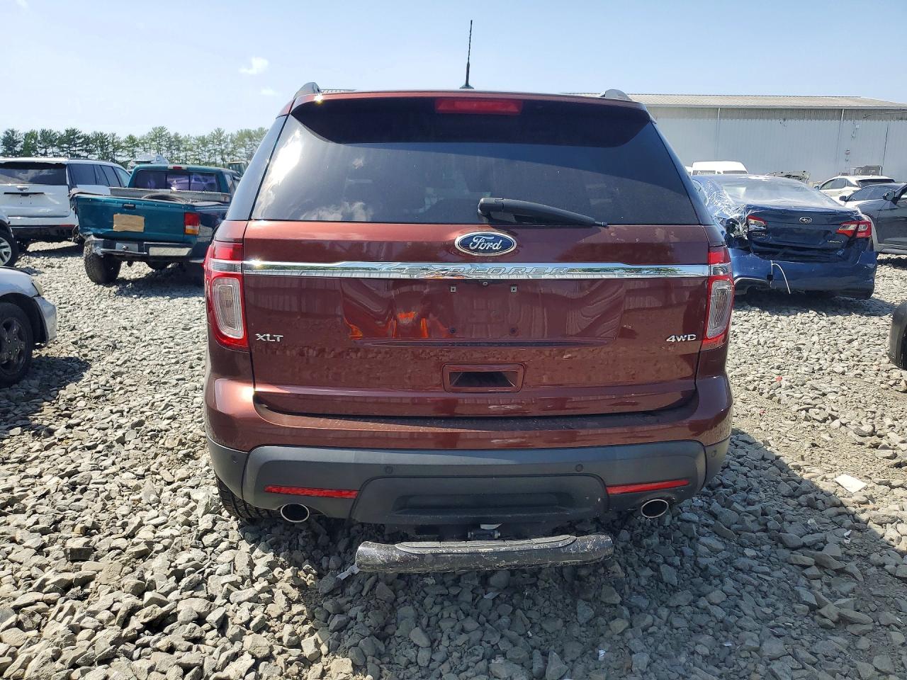 2015 Ford Explorer Xlt Maroon vin: 1FM5K8D83FGC56658