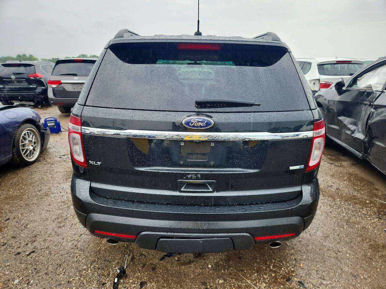 2015 Ford Explorer Xlt Black vin: 1FM5K8D83FGC59415