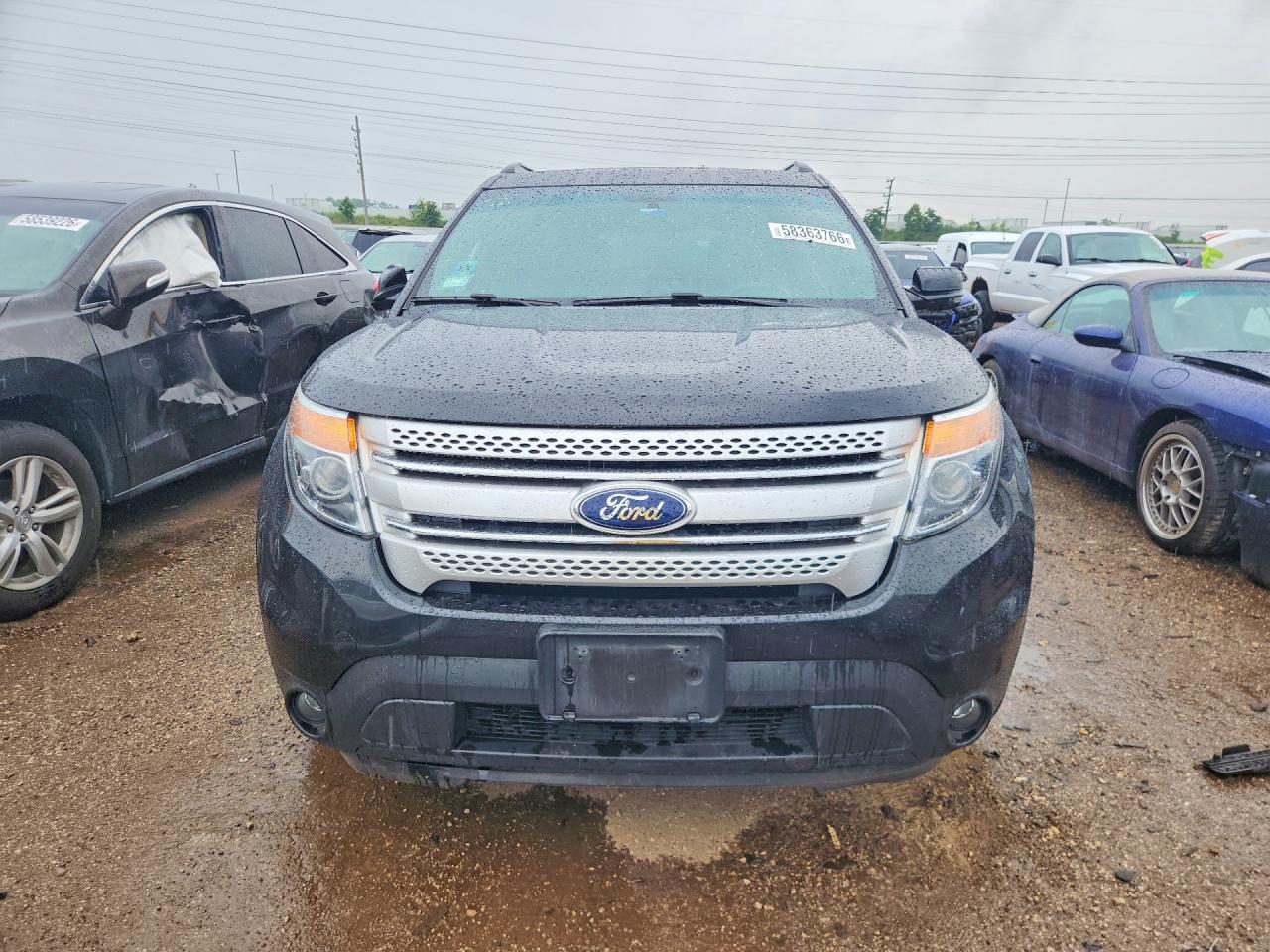 2015 Ford Explorer Xlt Black vin: 1FM5K8D83FGC59415