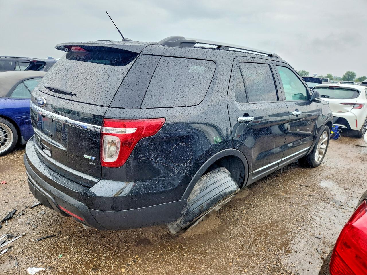 2015 Ford Explorer Xlt Black vin: 1FM5K8D83FGC59415