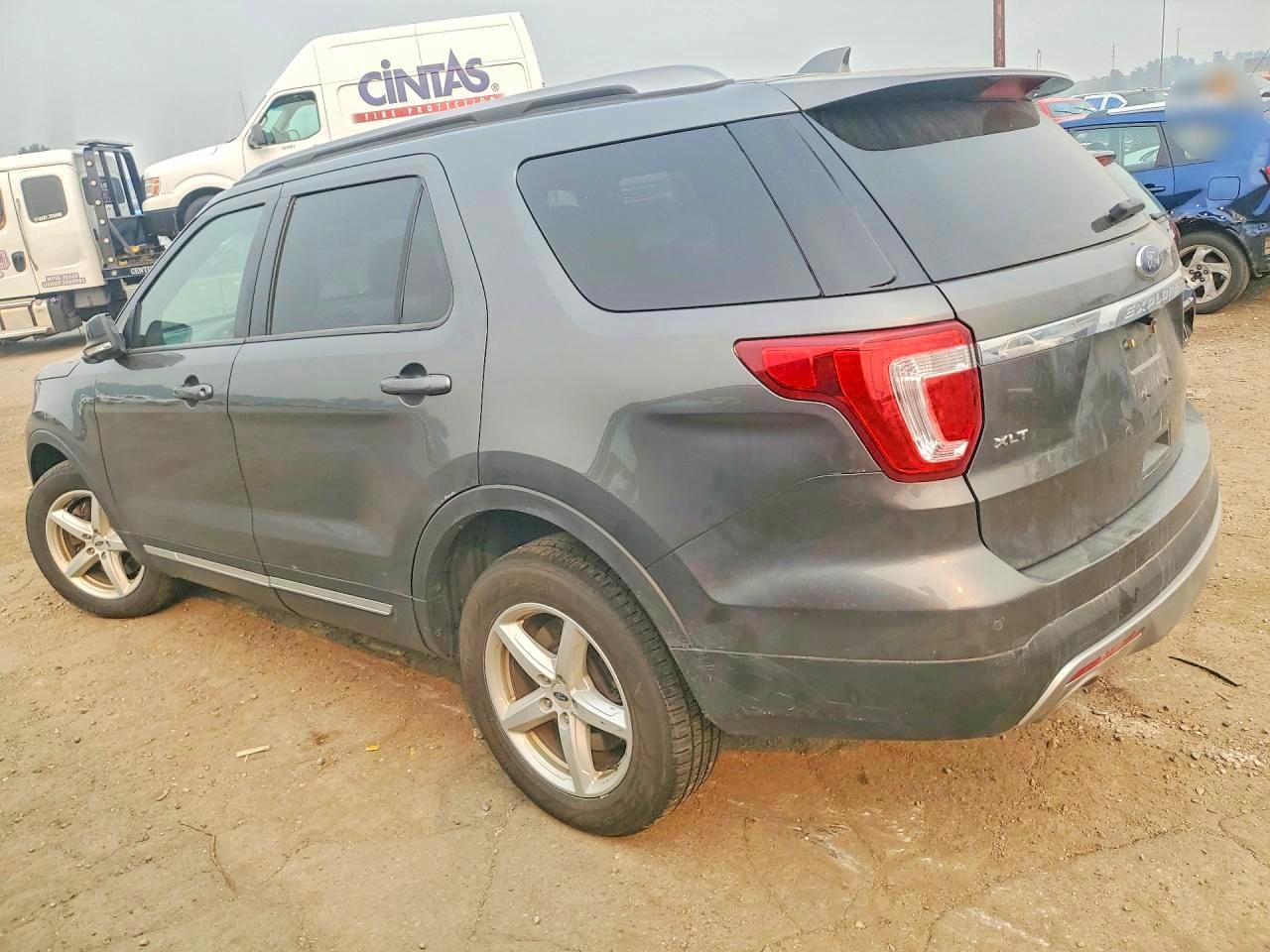 2016 Ford Explorer Xlt Gray vin: 1FM5K8D83GGB04445