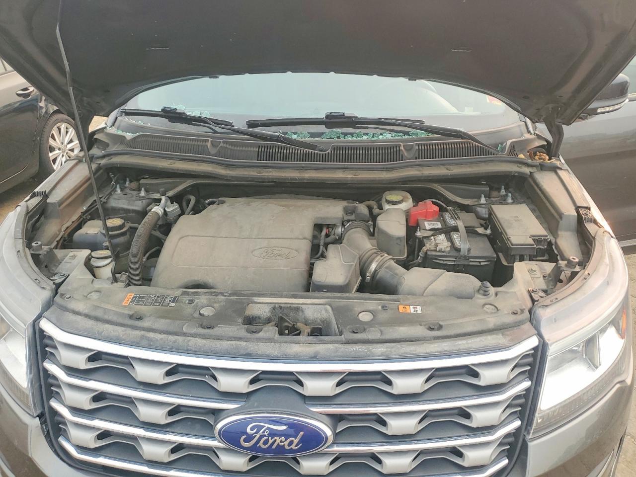 2016 Ford Explorer Xlt Gray vin: 1FM5K8D83GGB04445