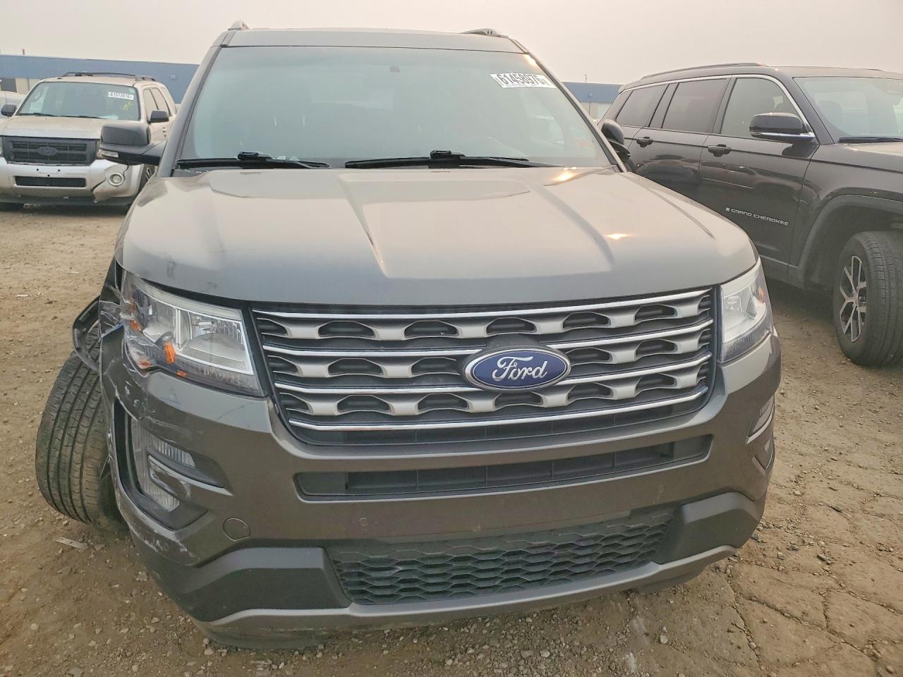 2016 Ford Explorer Xlt Gray vin: 1FM5K8D83GGB04445