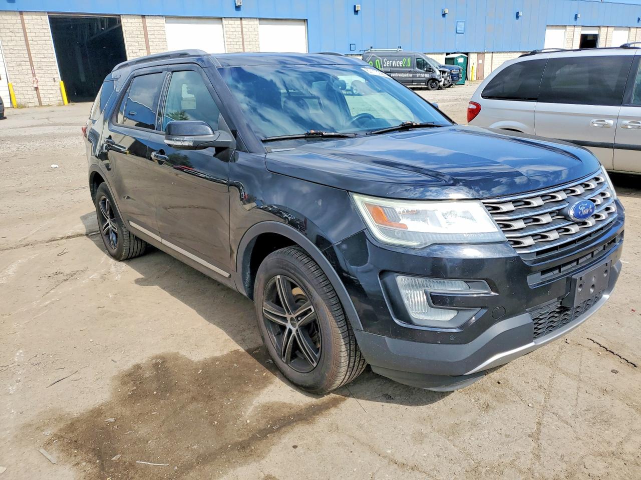 2017 Ford Explorer Xlt Gray vin: 1FM5K8D83HGB08755