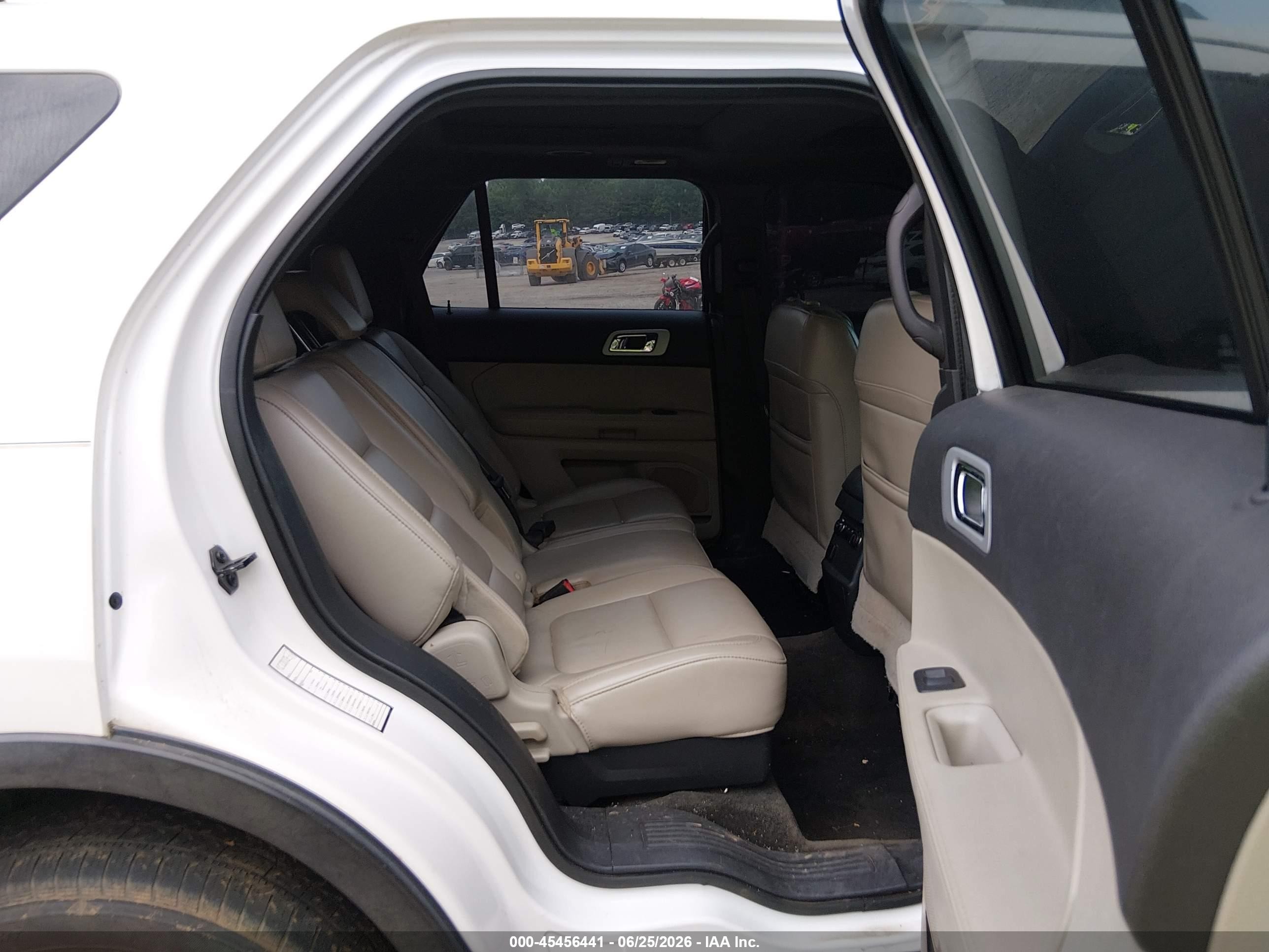 2013 Ford Explorer Xlt White vin: 1FM5K8D84DGA22784