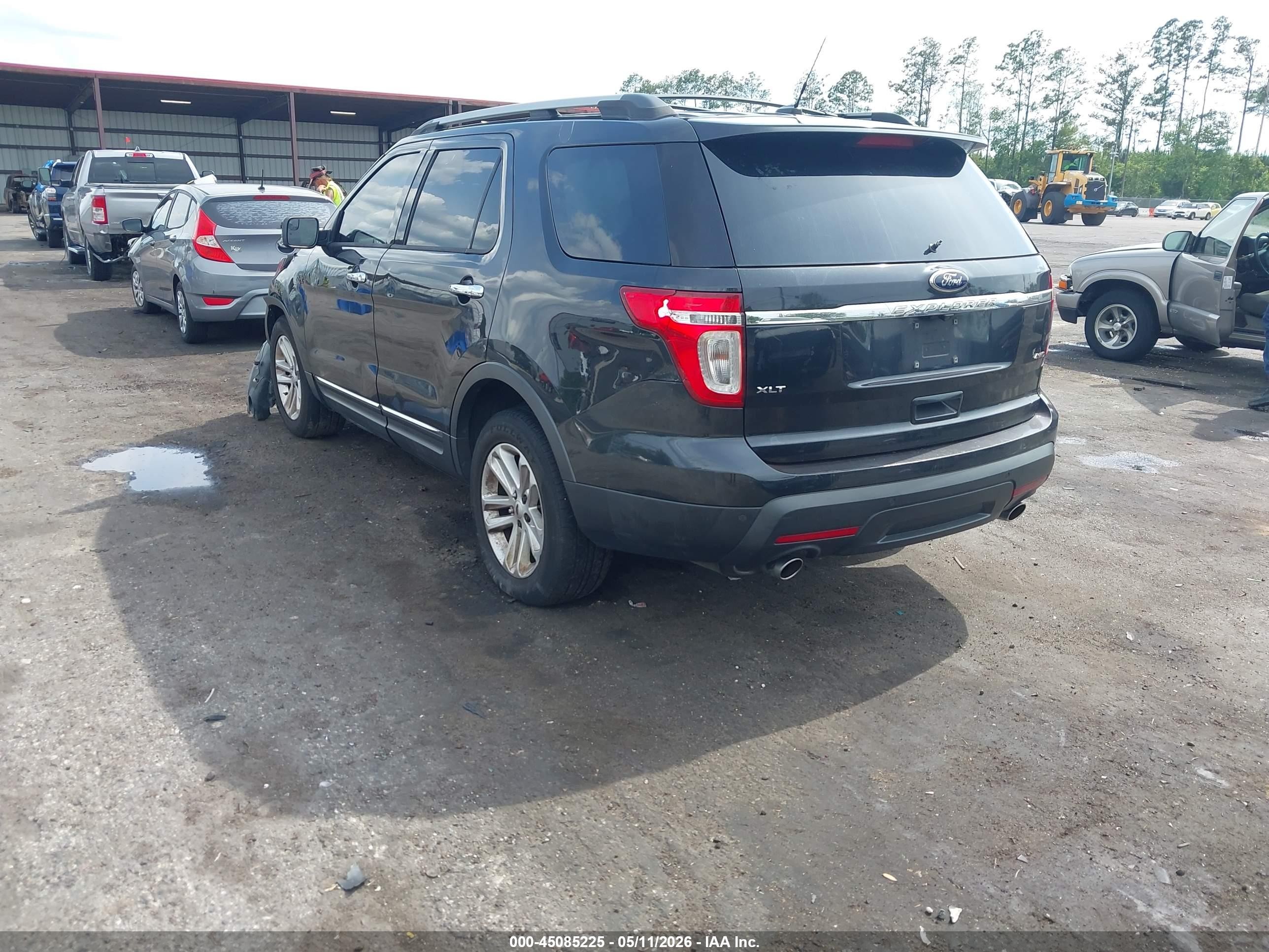 2013 Ford Explorer Xlt Black vin: 1FM5K8D84DGA28603