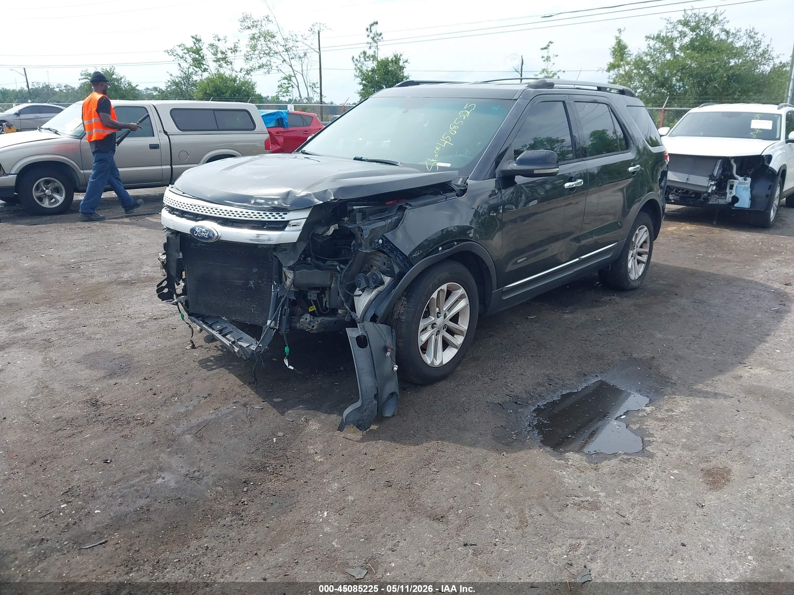 2013 Ford Explorer Xlt Black vin: 1FM5K8D84DGA28603