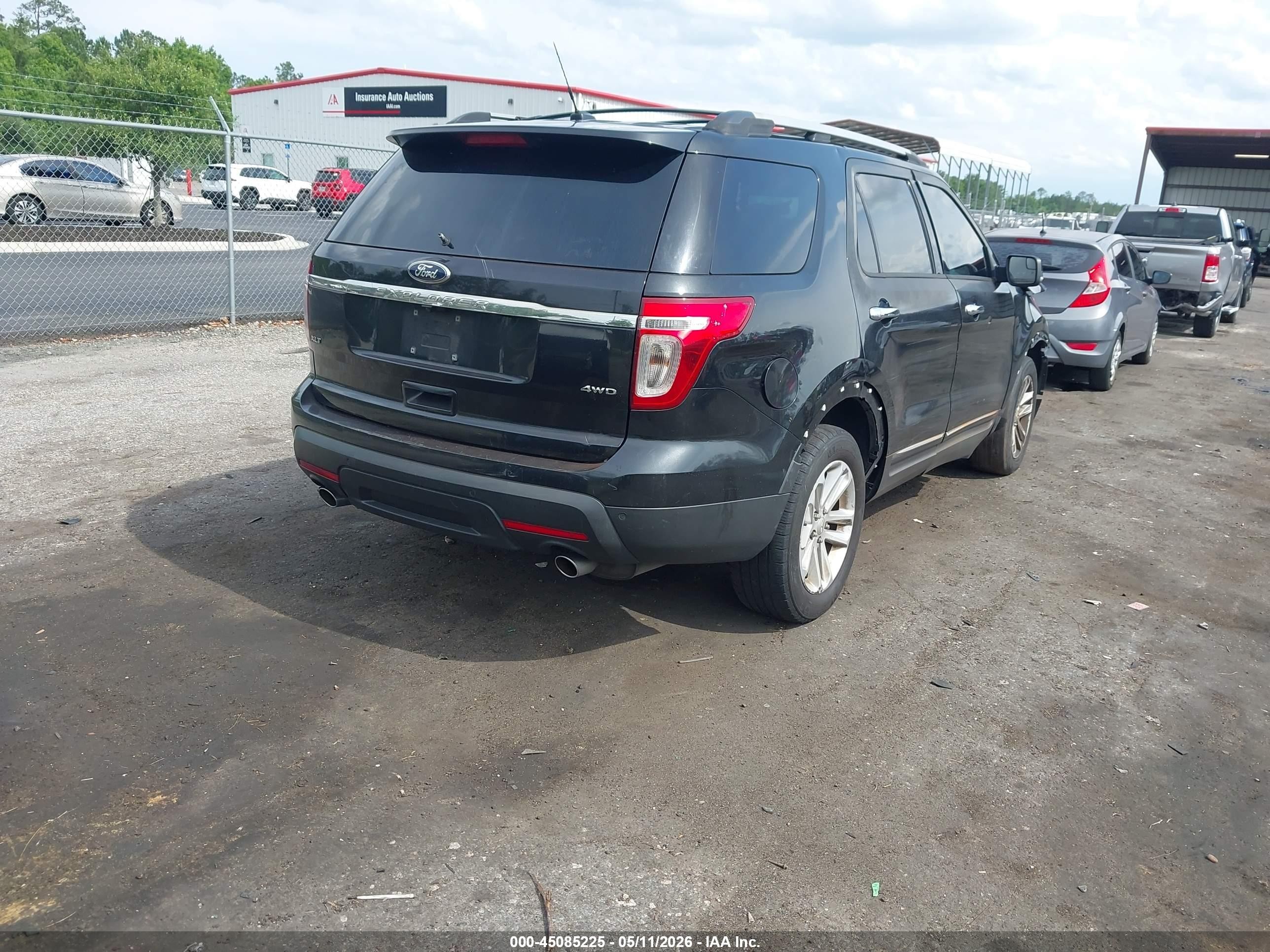 2013 Ford Explorer Xlt Black vin: 1FM5K8D84DGA28603
