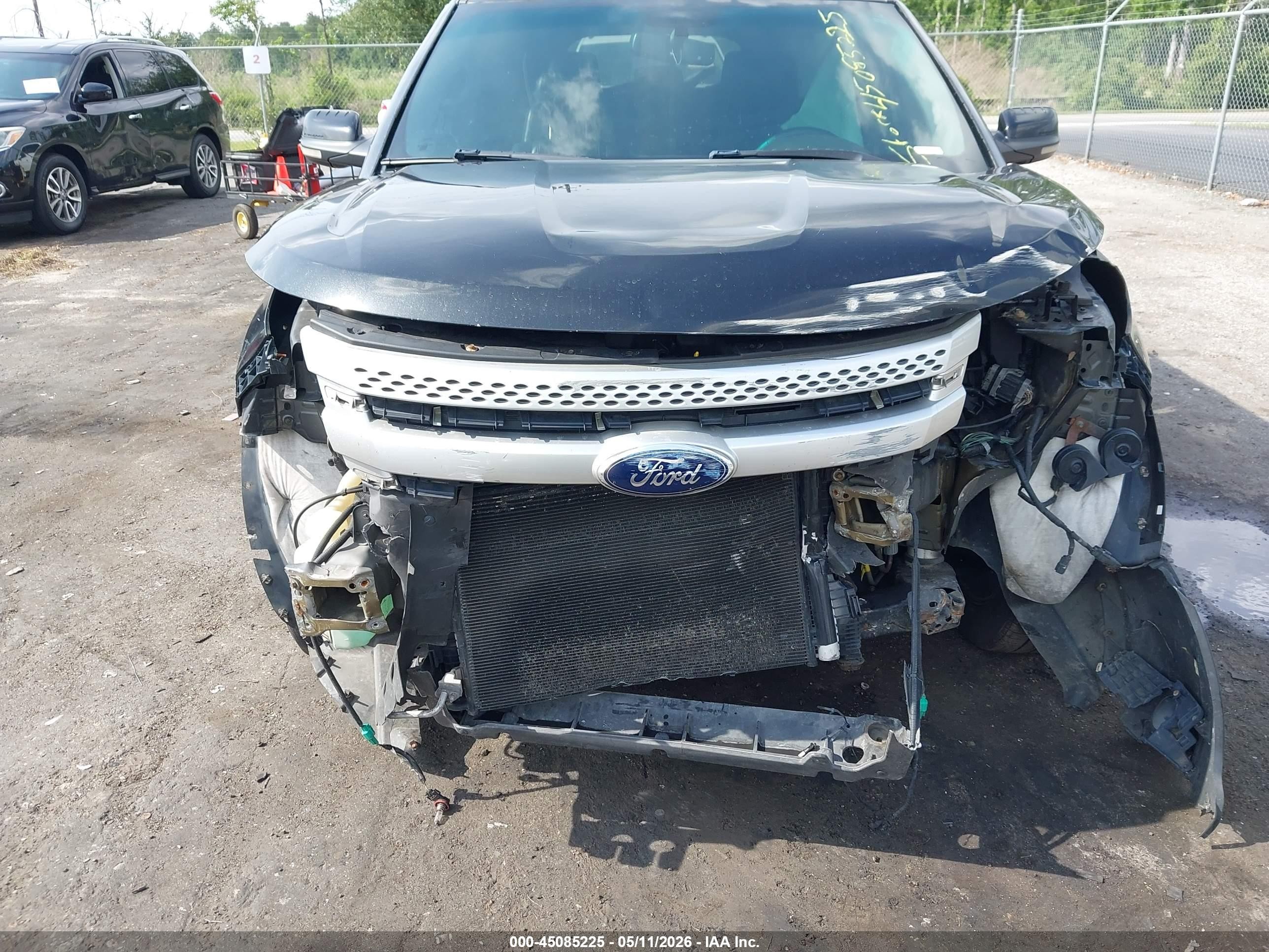 2013 Ford Explorer Xlt Black vin: 1FM5K8D84DGA28603