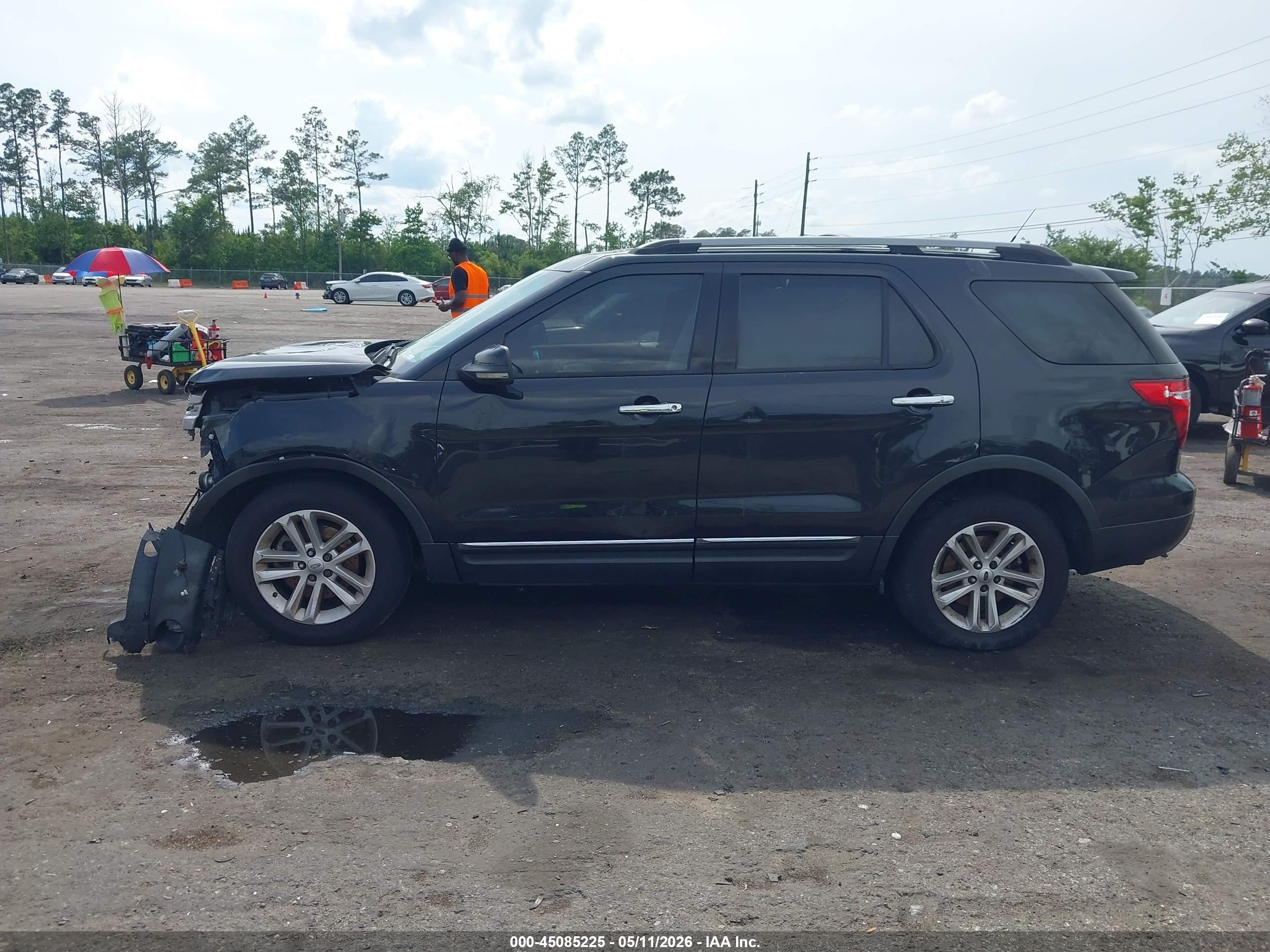 2013 Ford Explorer Xlt Black vin: 1FM5K8D84DGA28603
