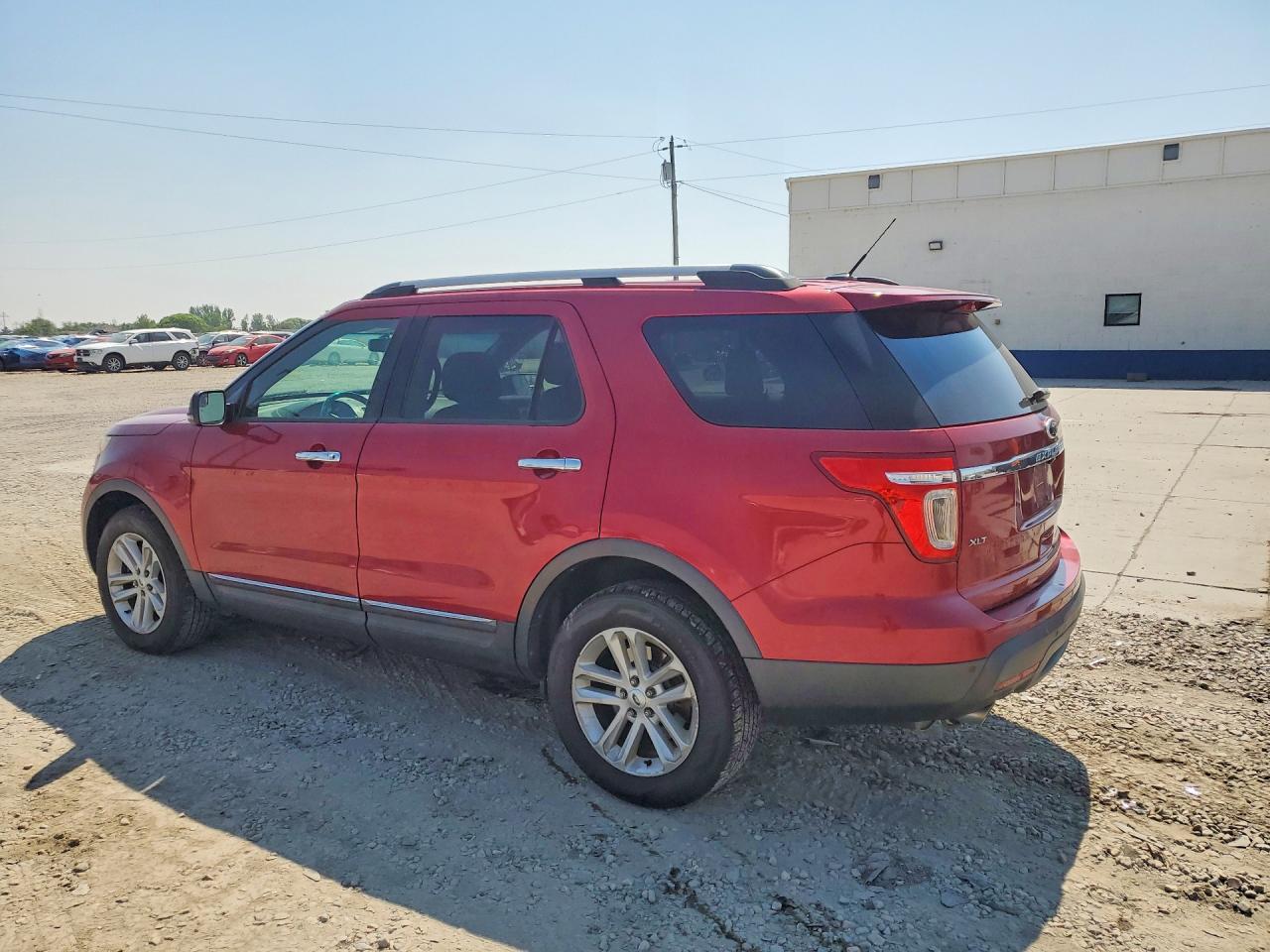 2013 Ford Explorer Red vin: 1FM5K8D84DGA76456