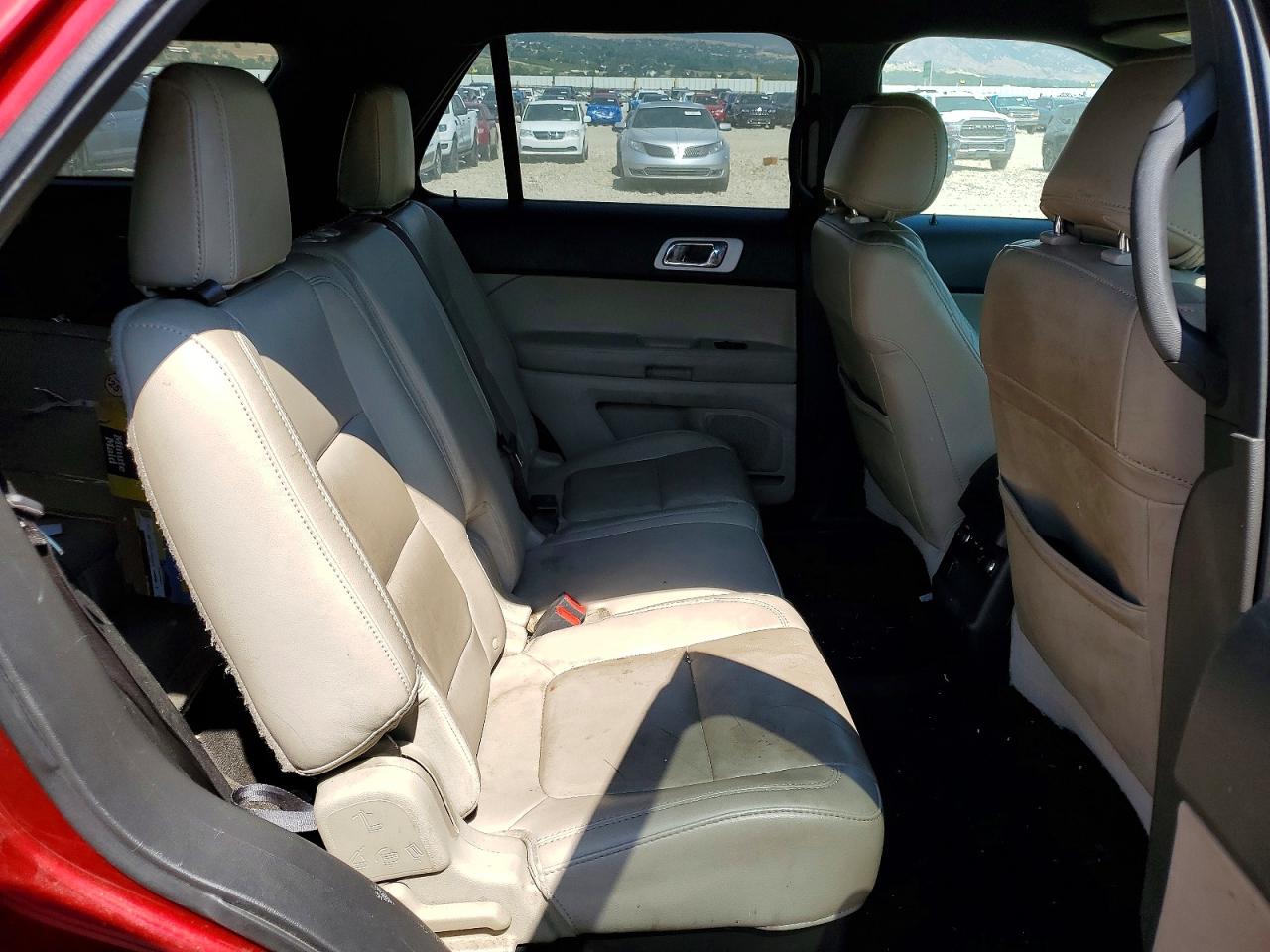 2013 Ford Explorer Red vin: 1FM5K8D84DGA76456