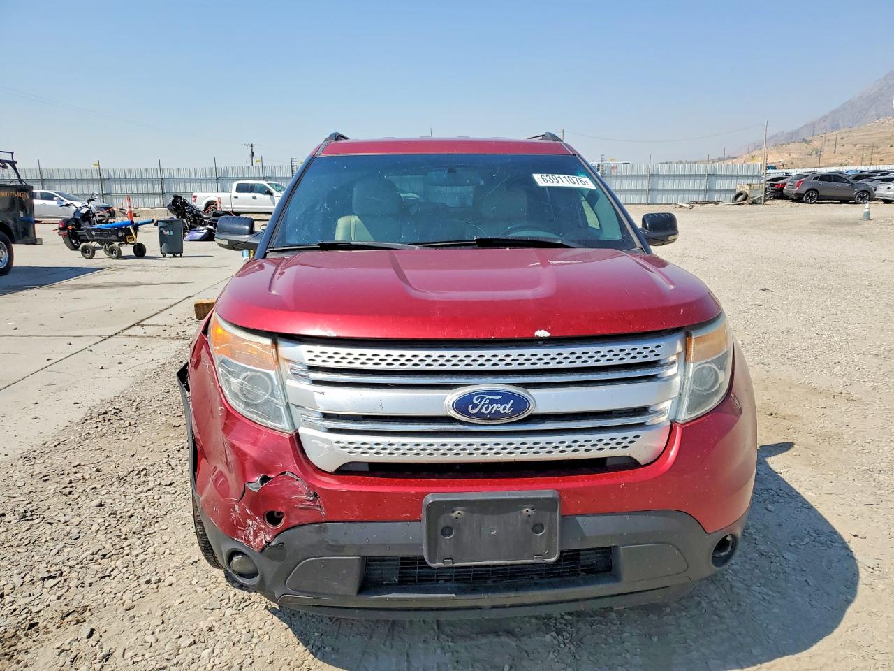 2013 Ford Explorer Red vin: 1FM5K8D84DGA76456