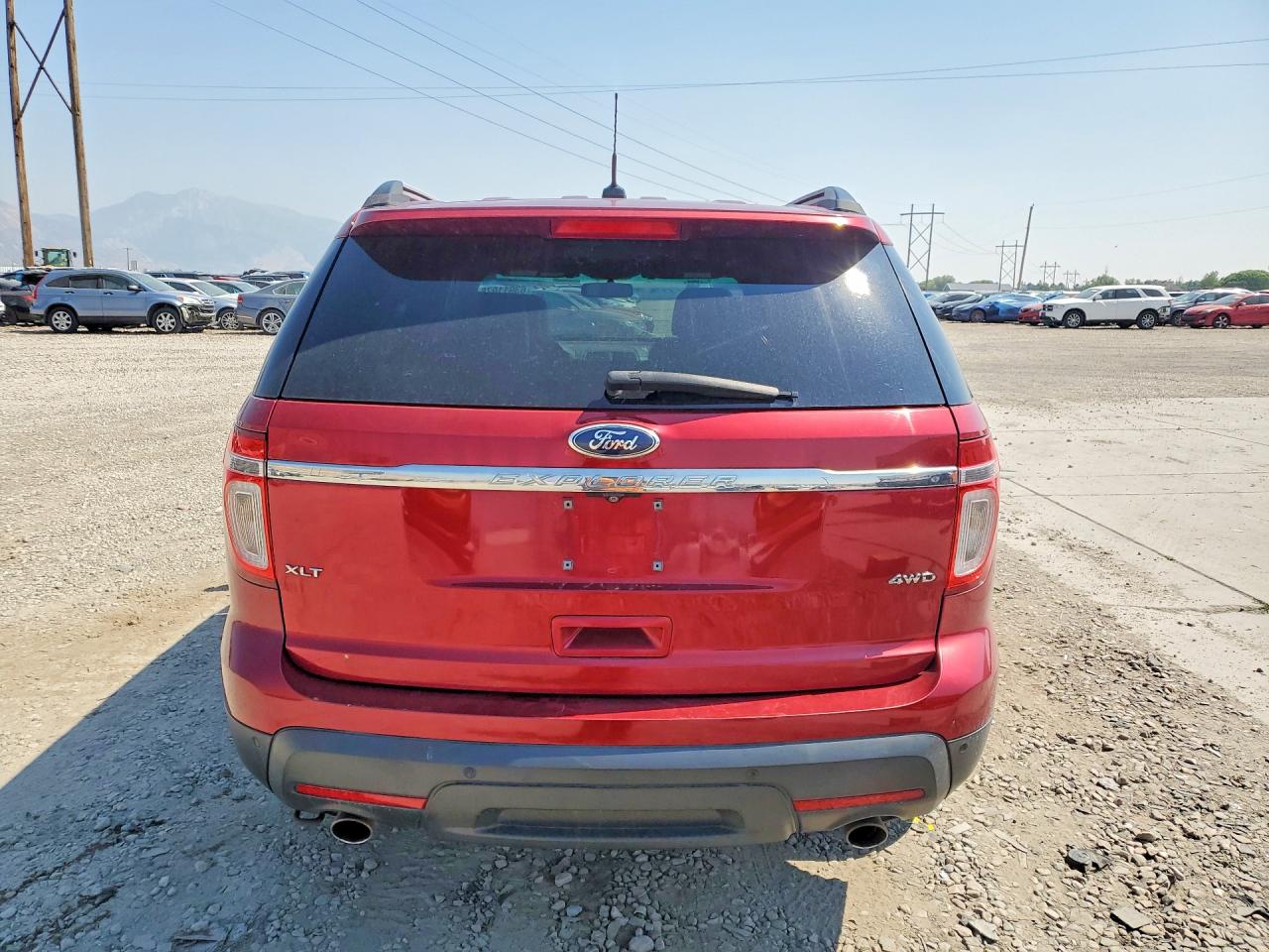 2013 Ford Explorer Red vin: 1FM5K8D84DGA76456