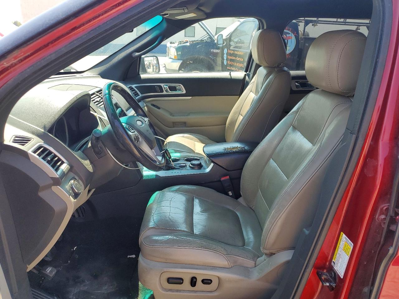 2013 Ford Explorer Red vin: 1FM5K8D84DGA76456