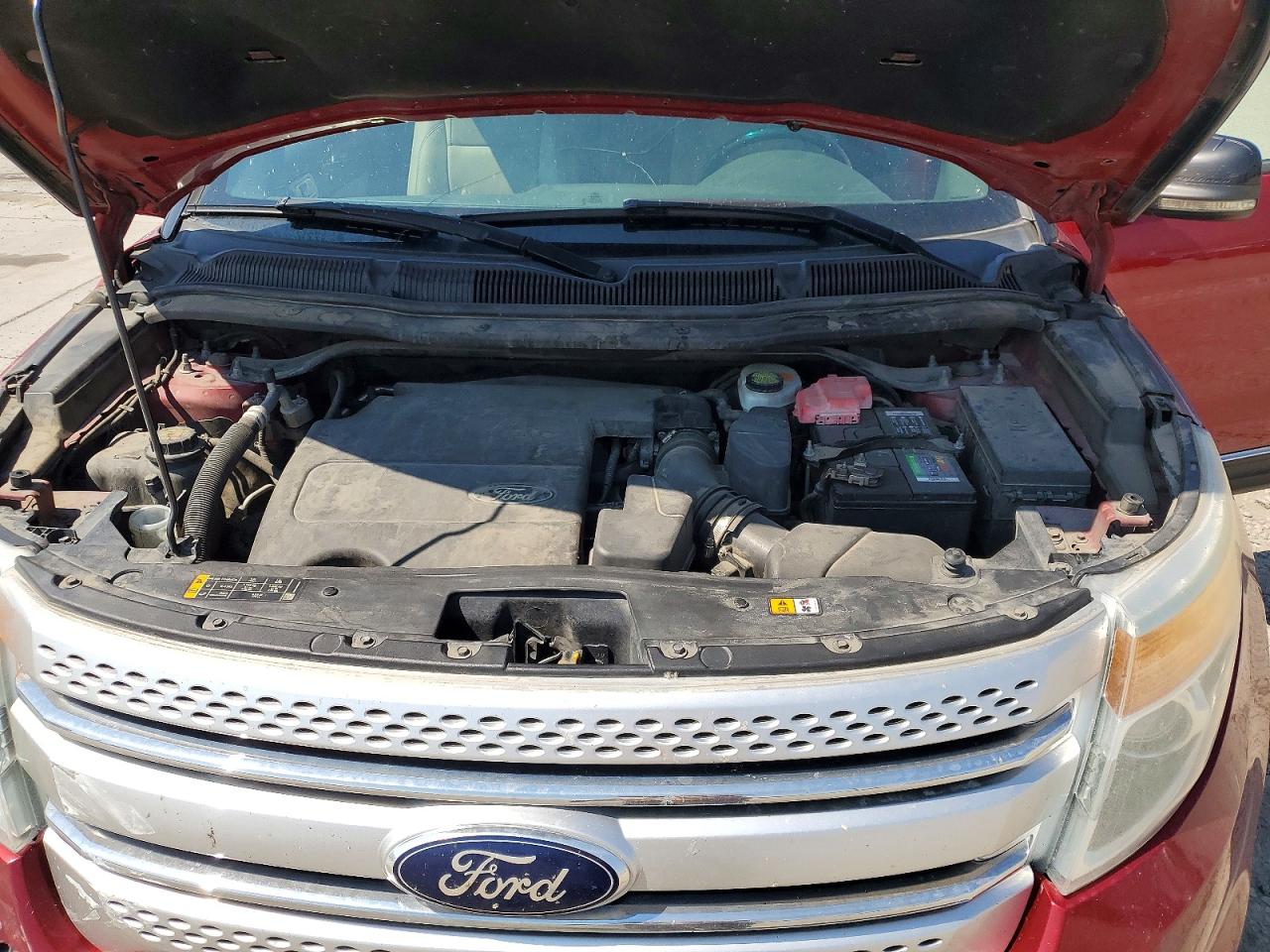 2013 Ford Explorer Red vin: 1FM5K8D84DGA76456