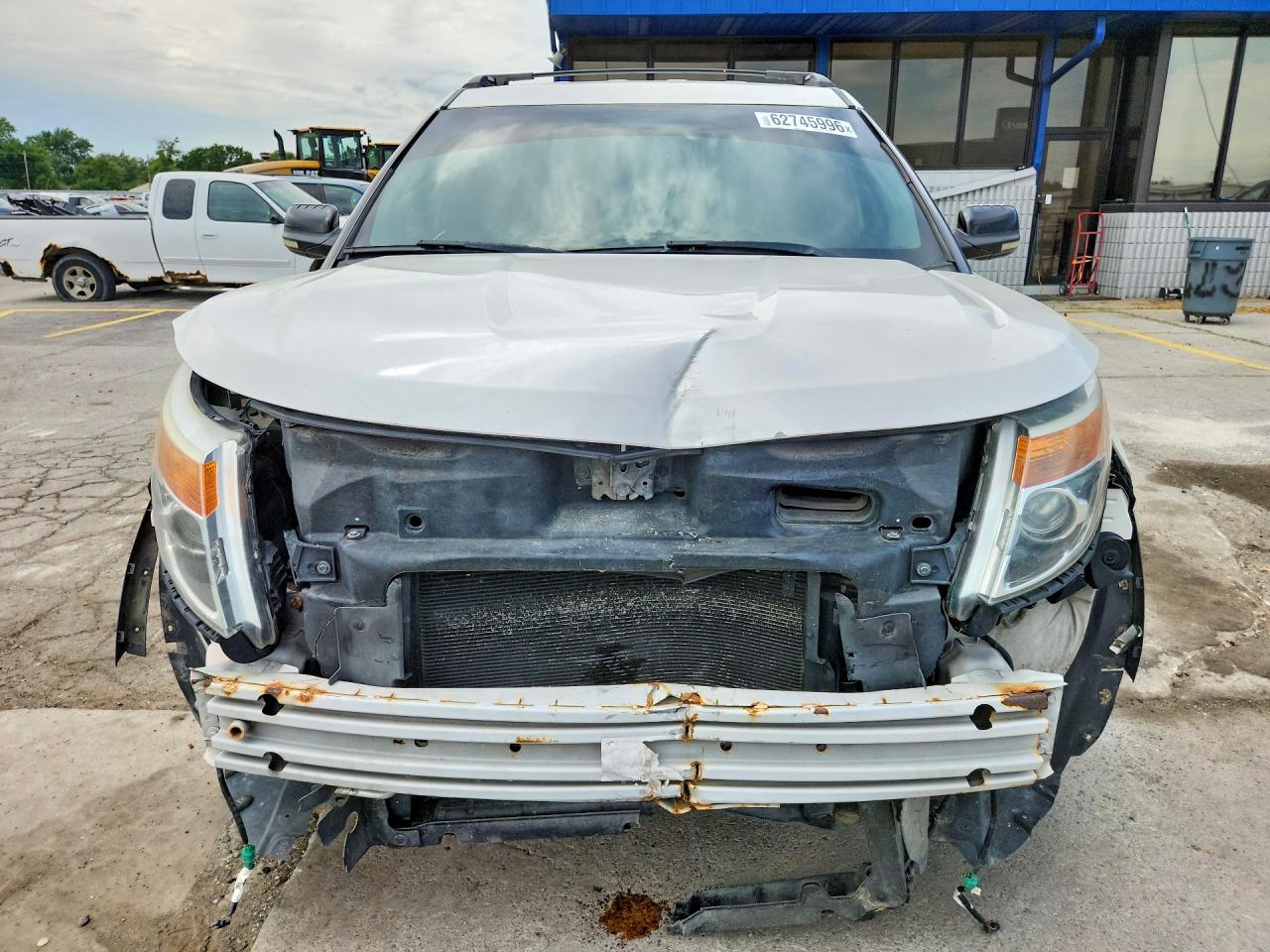 2013 Ford Explorer Xlt White vin: 1FM5K8D84DGA79146