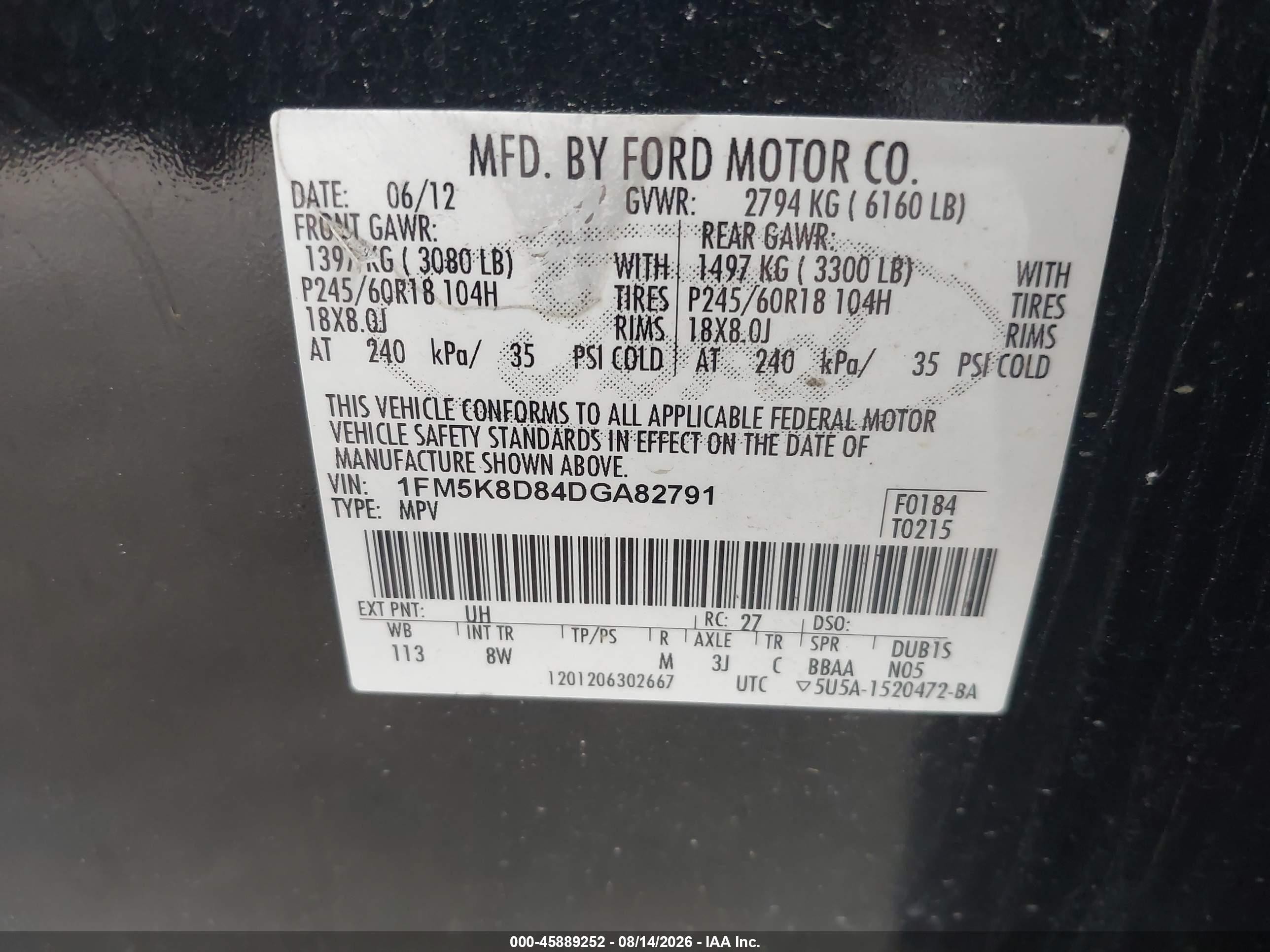 2013 Ford Explorer Xlt Black vin: 1FM5K8D84DGA82791