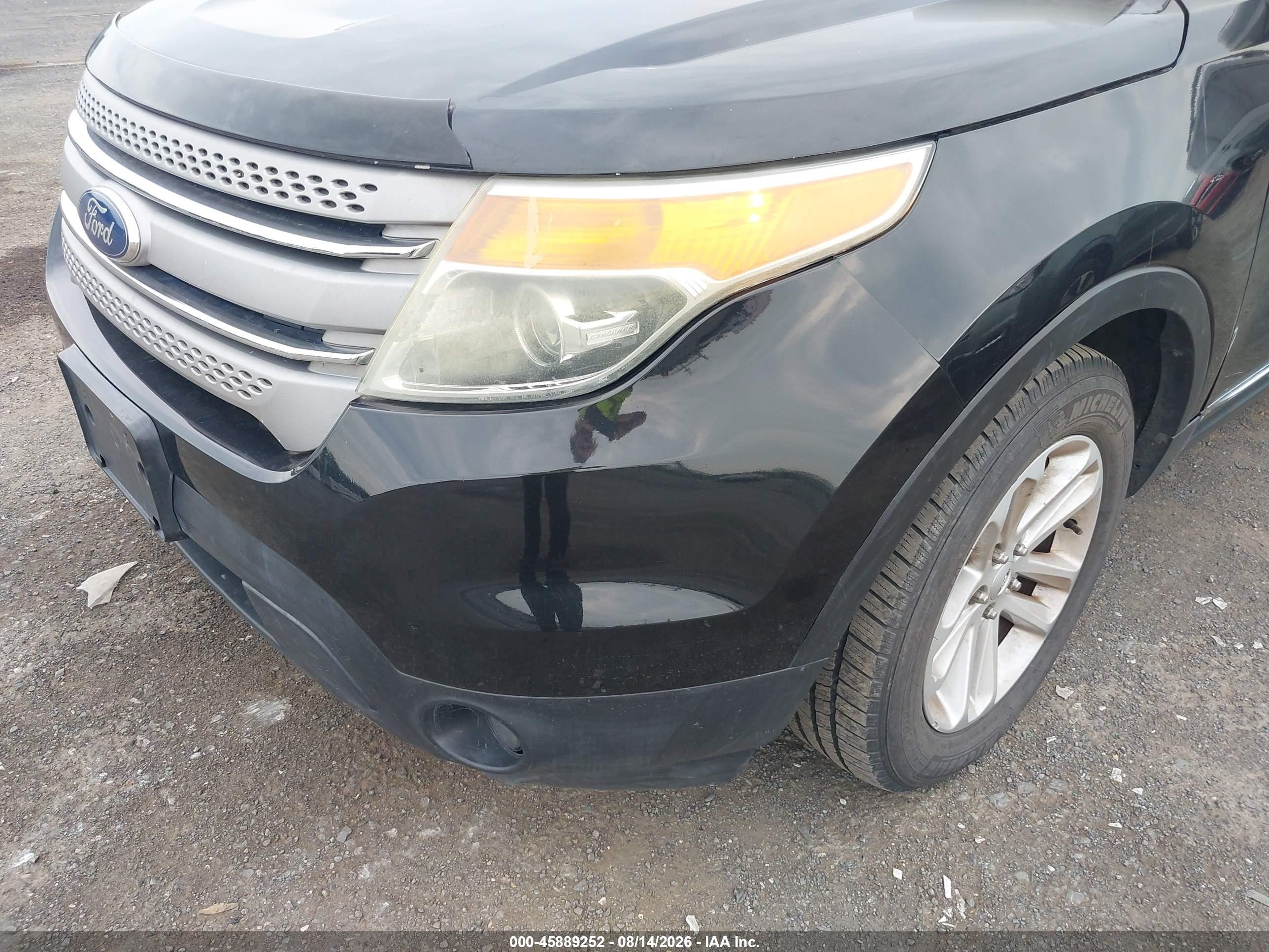 2013 Ford Explorer Xlt Black vin: 1FM5K8D84DGA82791