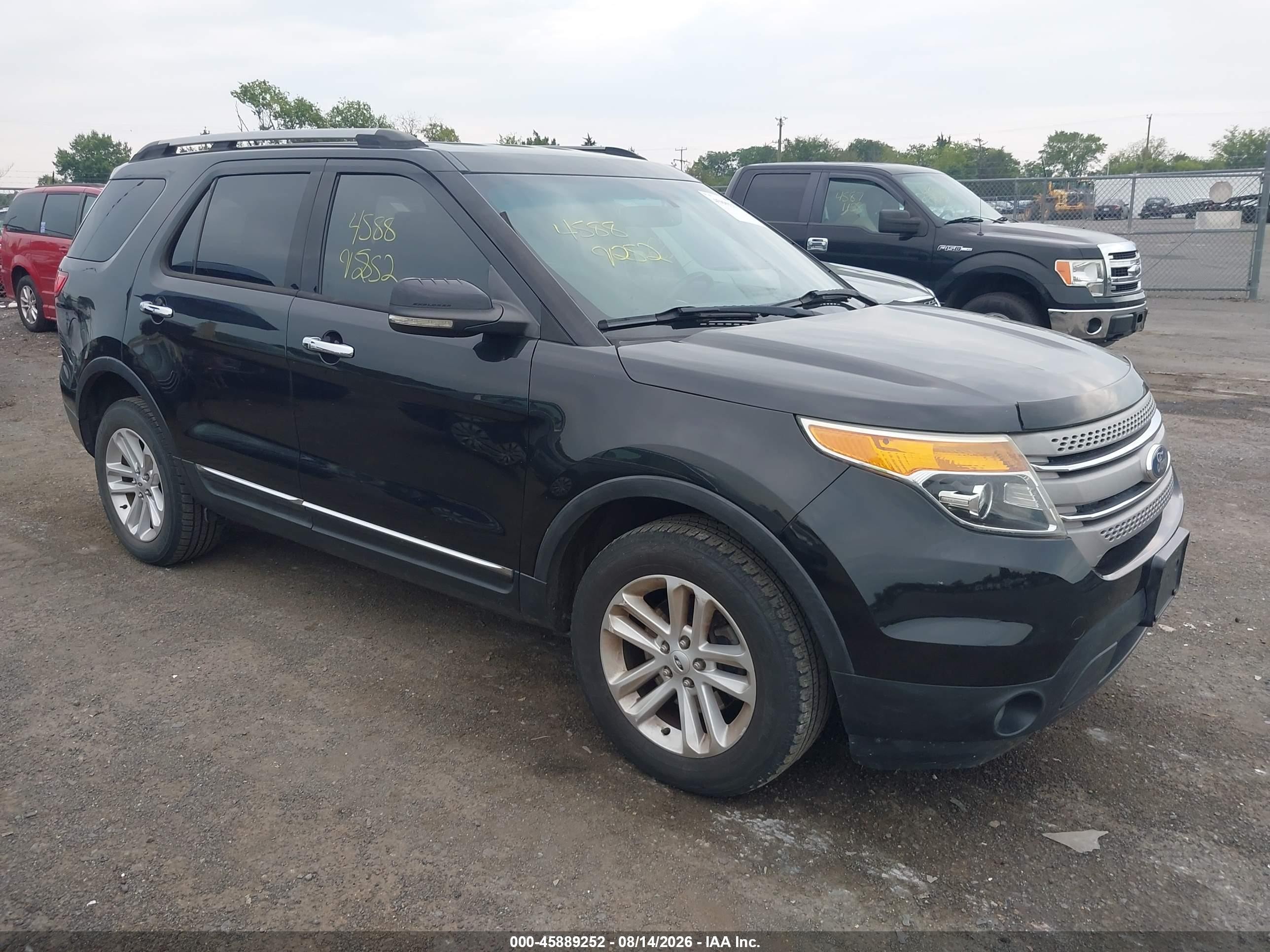 2013 Ford Explorer Xlt Black vin: 1FM5K8D84DGA82791