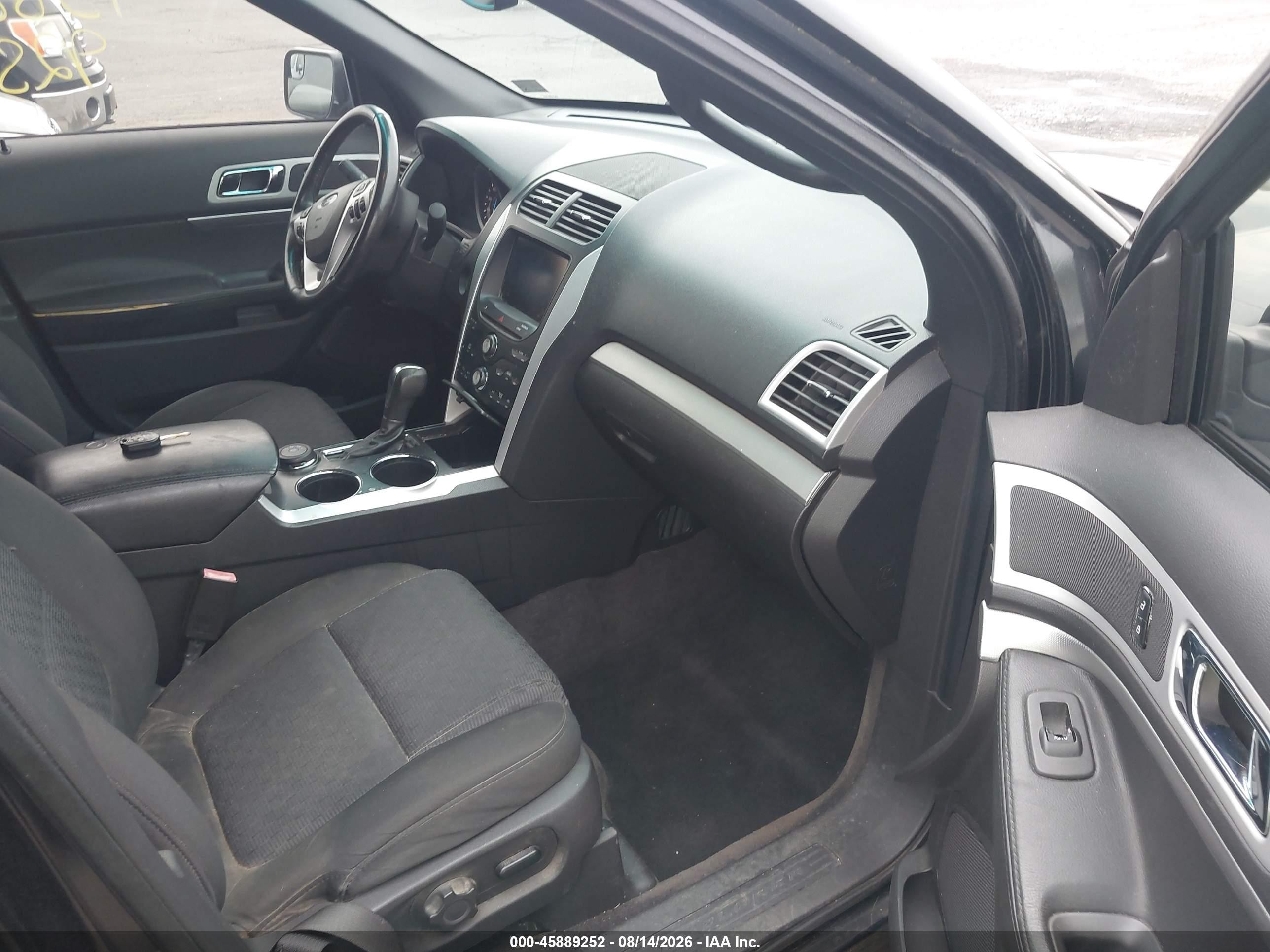 2013 Ford Explorer Xlt Black vin: 1FM5K8D84DGA82791