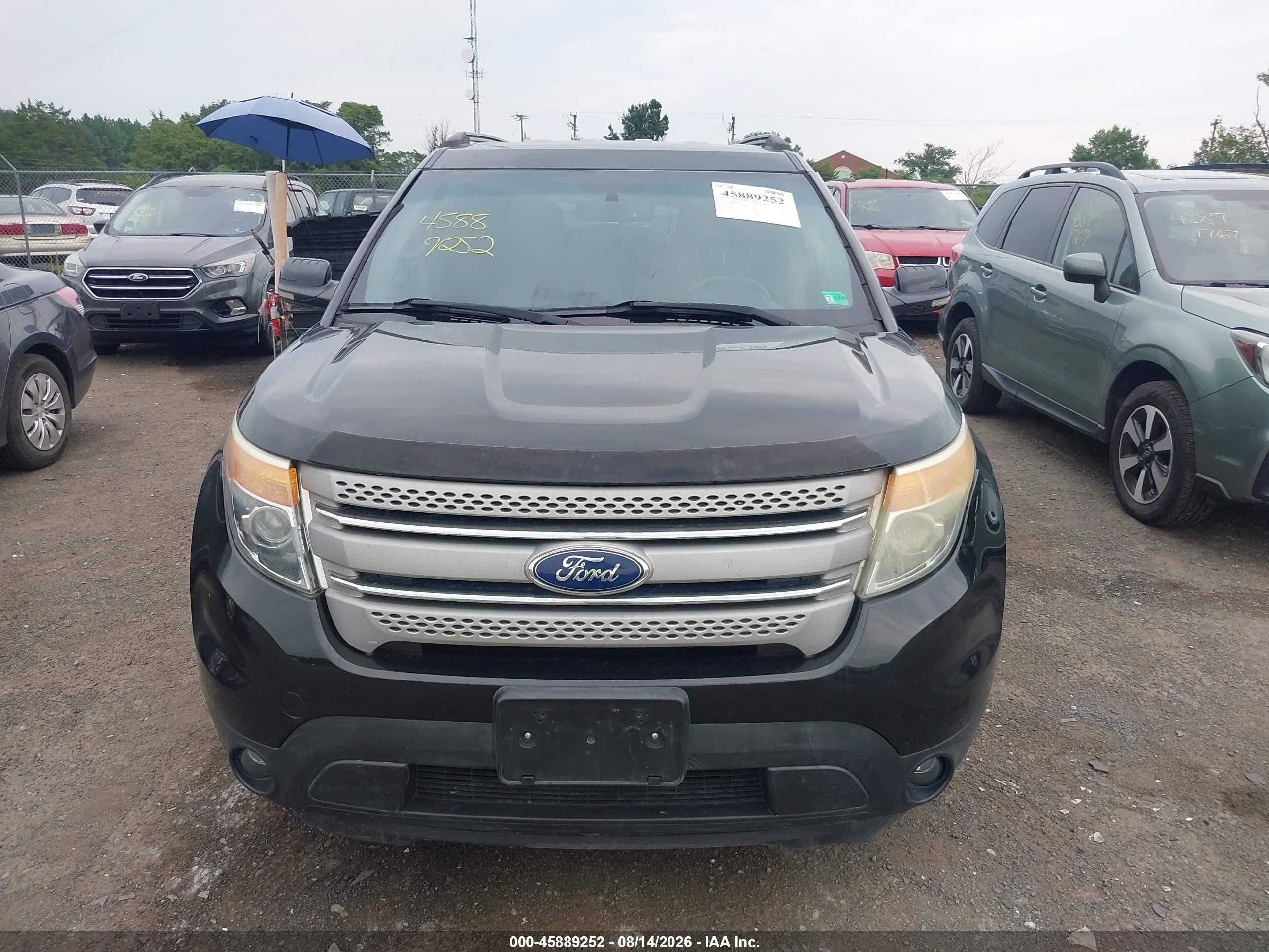 2013 Ford Explorer Xlt Black vin: 1FM5K8D84DGA82791