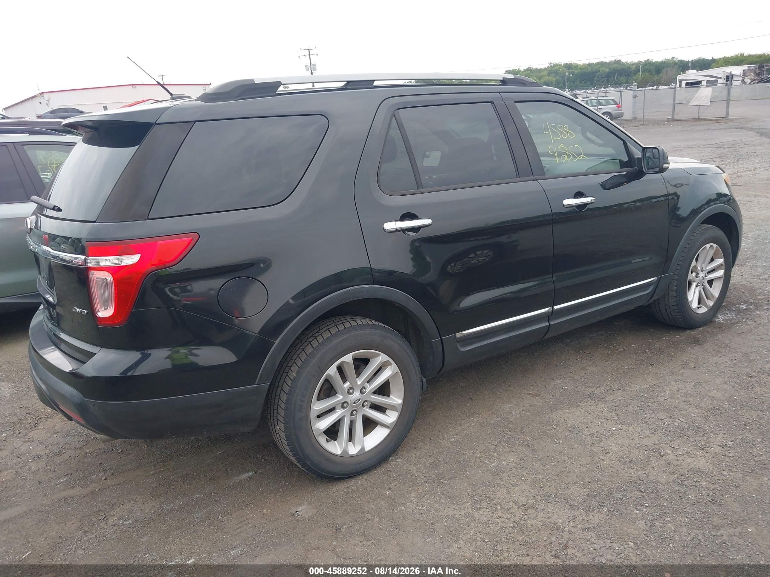 2013 Ford Explorer Xlt Black vin: 1FM5K8D84DGA82791