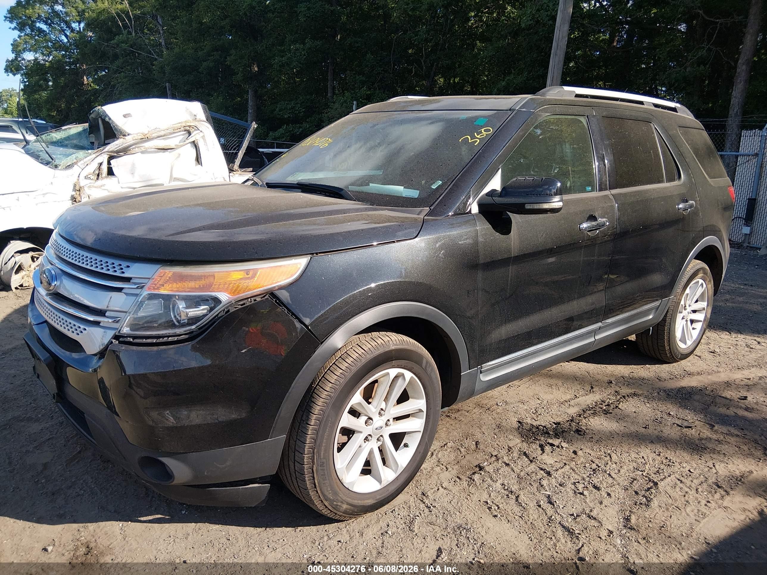 2013 Ford Explorer Xlt Black vin: 1FM5K8D84DGA92043