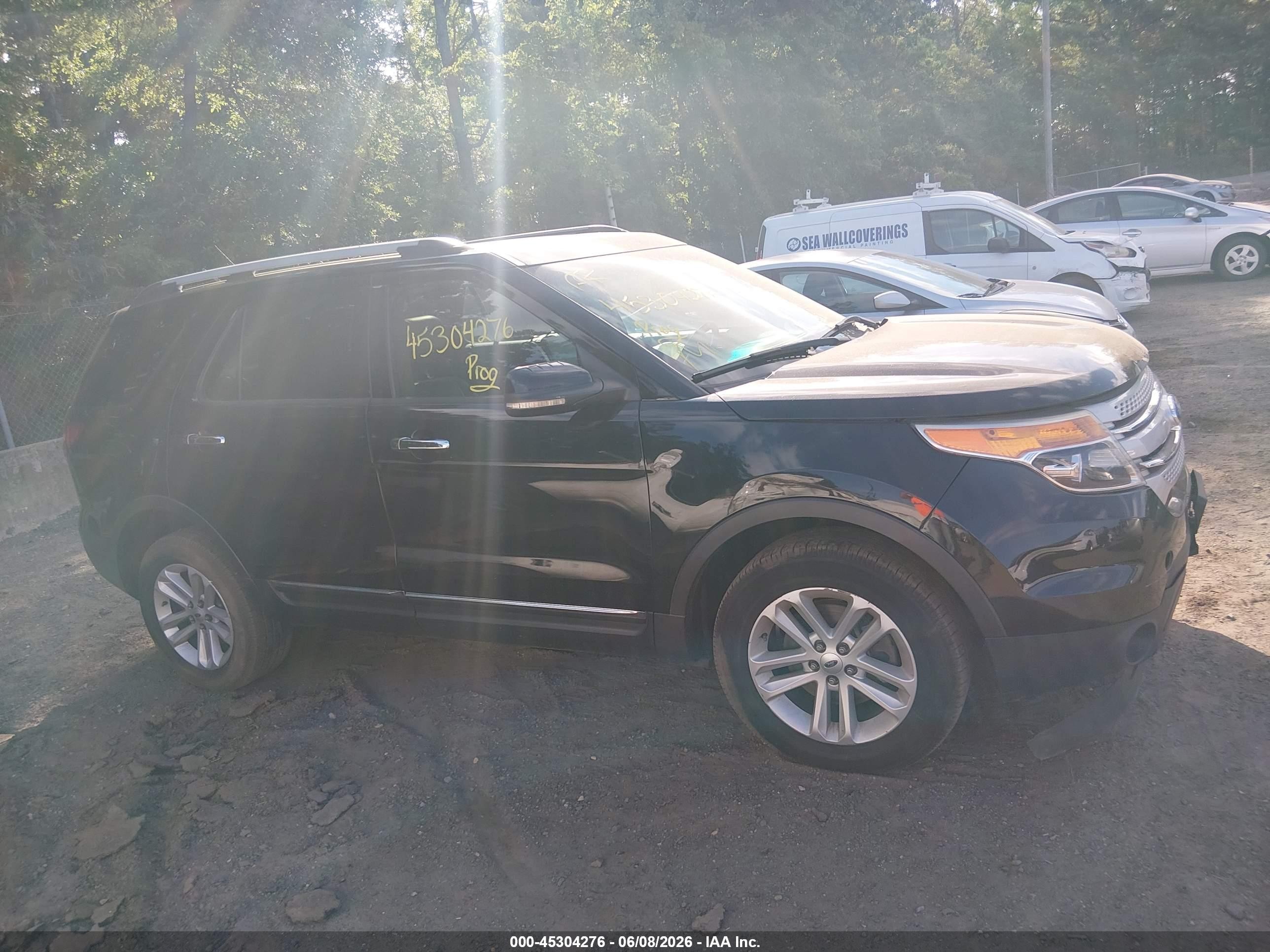 2013 Ford Explorer Xlt Black vin: 1FM5K8D84DGA92043