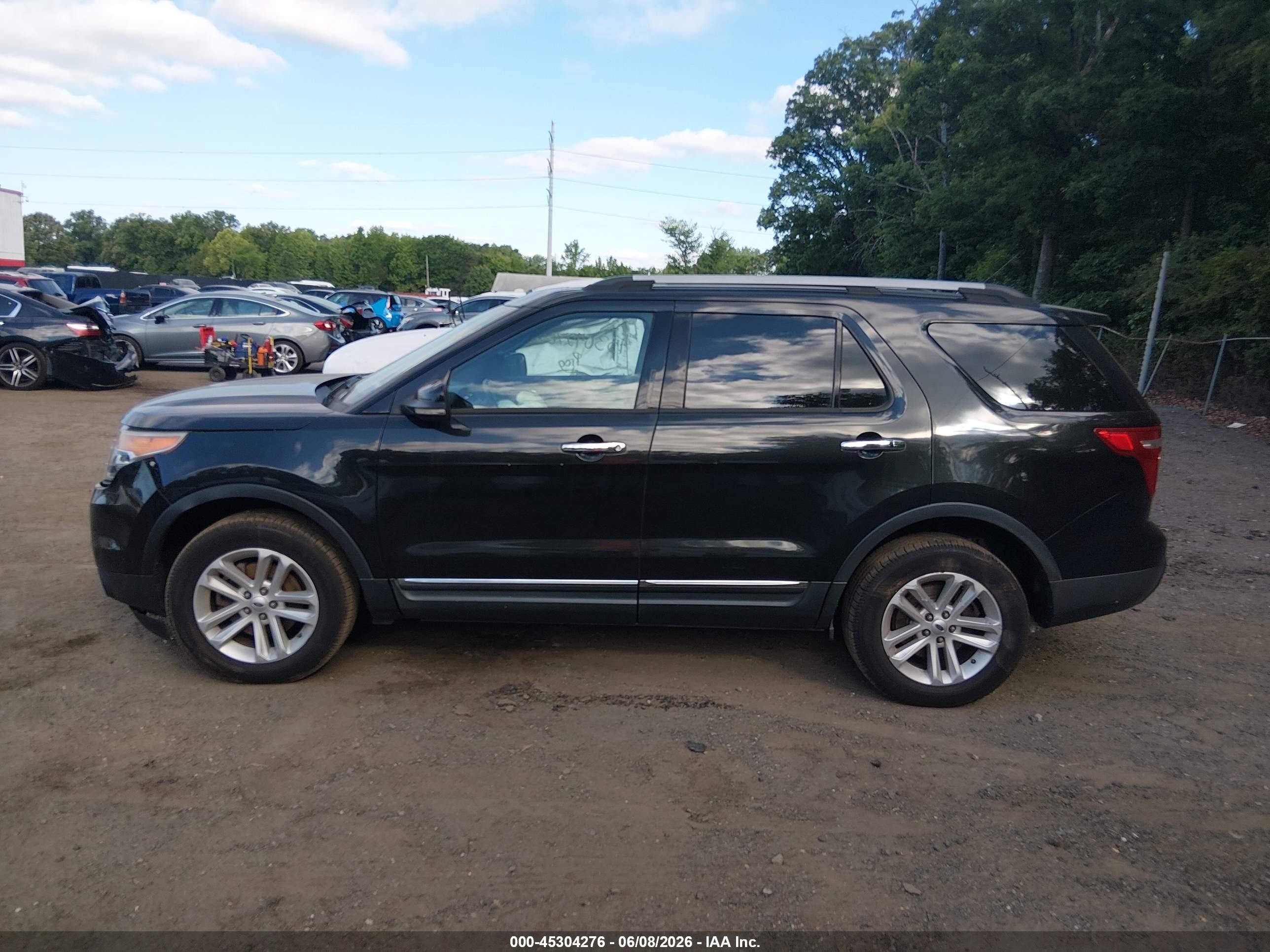 2013 Ford Explorer Xlt Black vin: 1FM5K8D84DGA92043