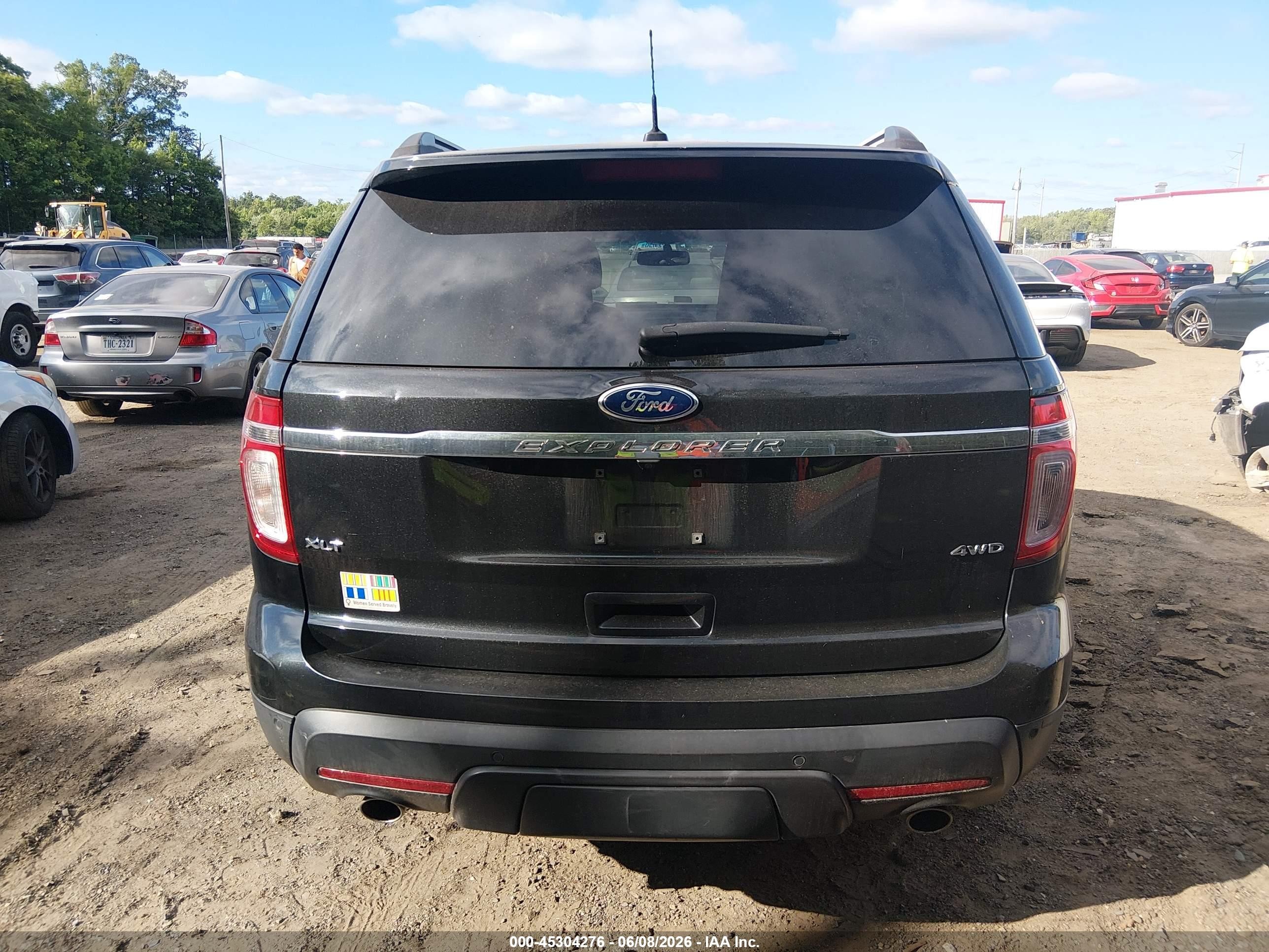 2013 Ford Explorer Xlt Black vin: 1FM5K8D84DGA92043