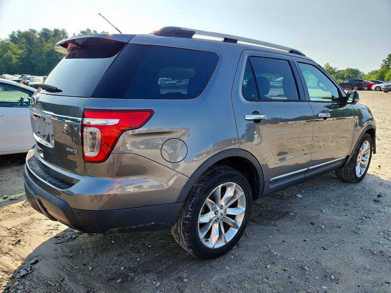 2013 Ford Explorer Xlt Gray vin: 1FM5K8D84DGB07401