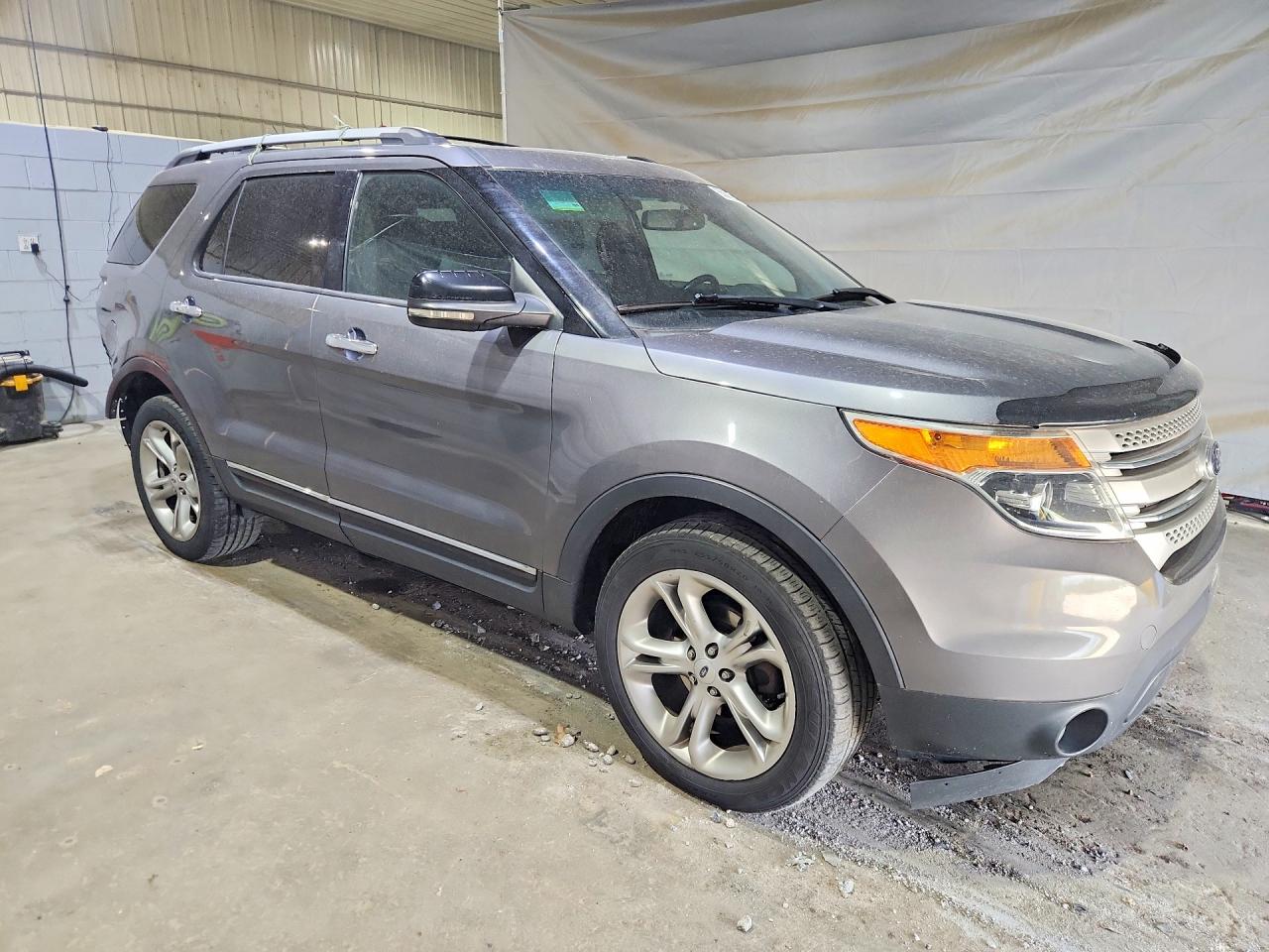 2013 Ford Explorer Xlt Gray vin: 1FM5K8D84DGB11352