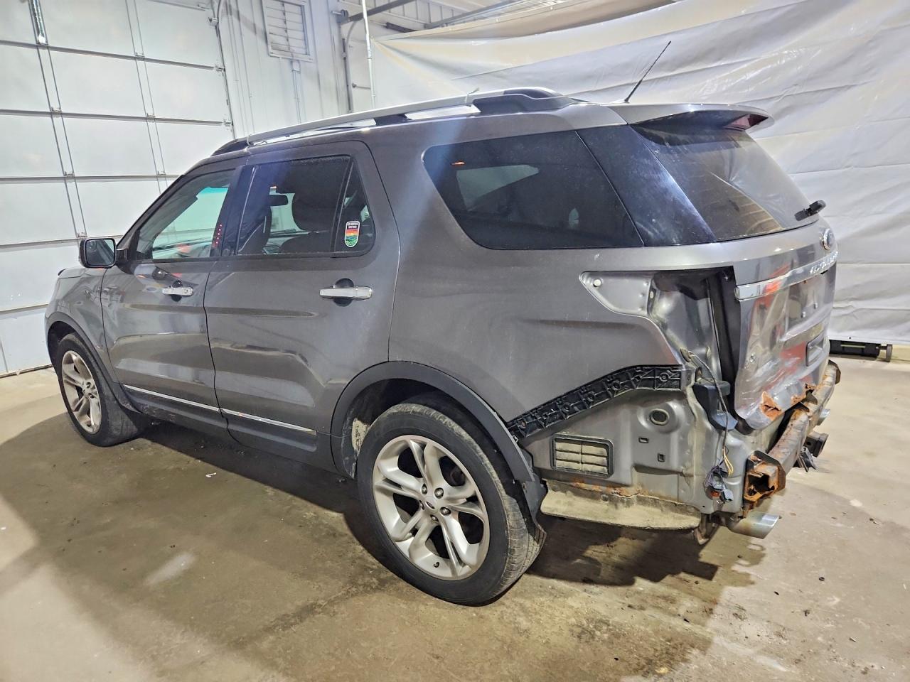 2013 Ford Explorer Xlt Gray vin: 1FM5K8D84DGB11352