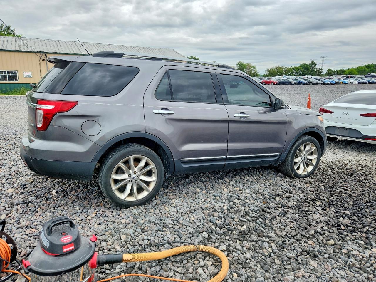 2013 Ford Explorer Xlt Gray vin: 1FM5K8D84DGB56923