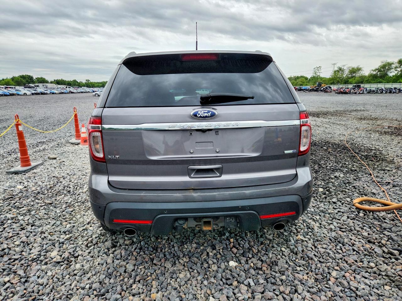 2013 Ford Explorer Xlt Gray vin: 1FM5K8D84DGB56923