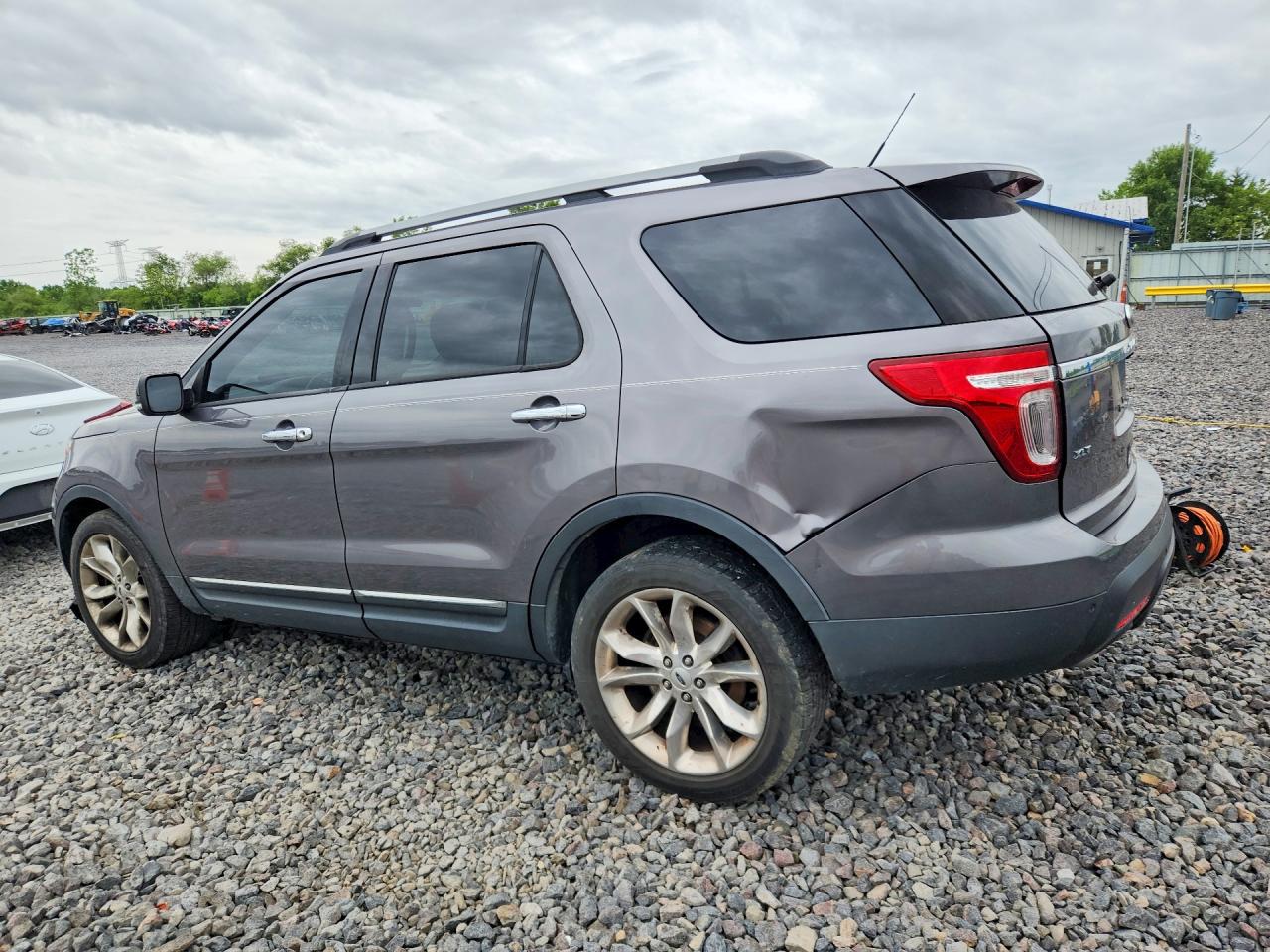 2013 Ford Explorer Xlt Gray vin: 1FM5K8D84DGB56923