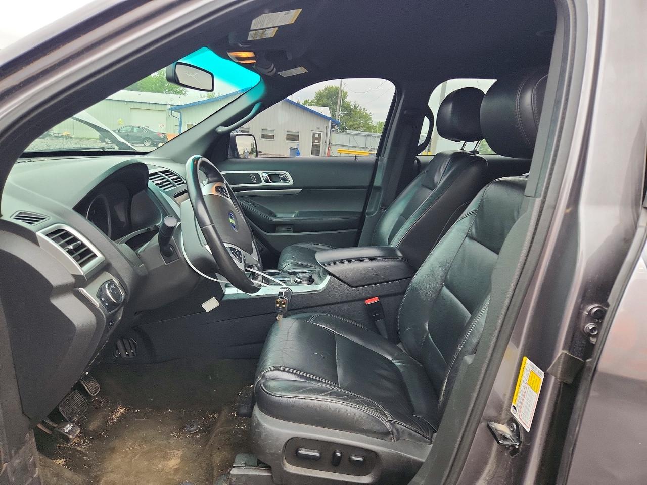 2013 Ford Explorer Xlt Gray vin: 1FM5K8D84DGB56923