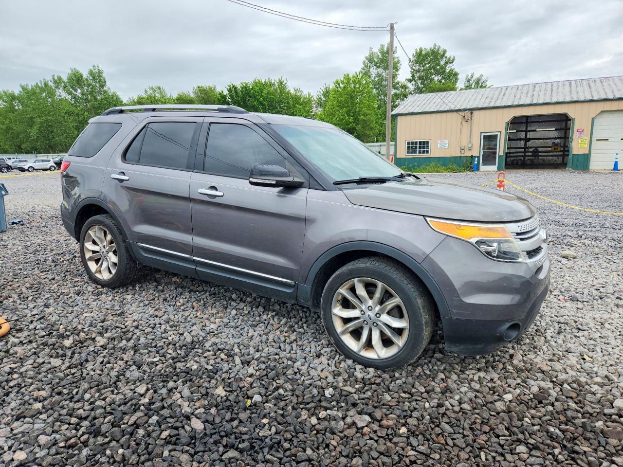 2013 Ford Explorer Xlt Gray vin: 1FM5K8D84DGB56923