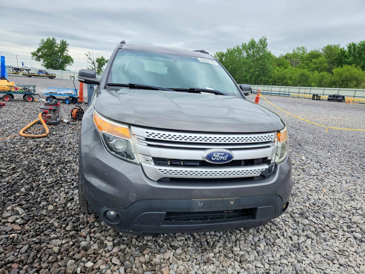 2013 Ford Explorer Xlt Gray vin: 1FM5K8D84DGB56923